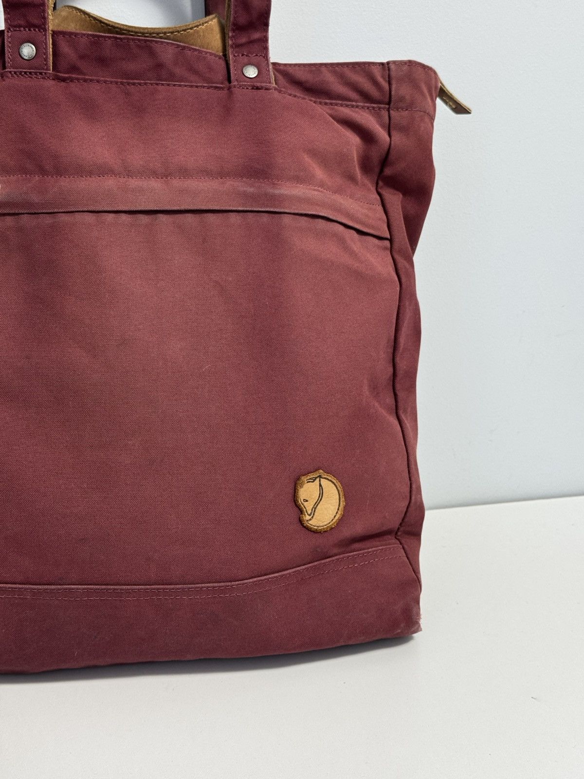 Fjallraven Fjallraven G-1000 Maroon Red Bag Totepack Shoulder Backpack Size ONE SIZE - 3 Thumbnail
