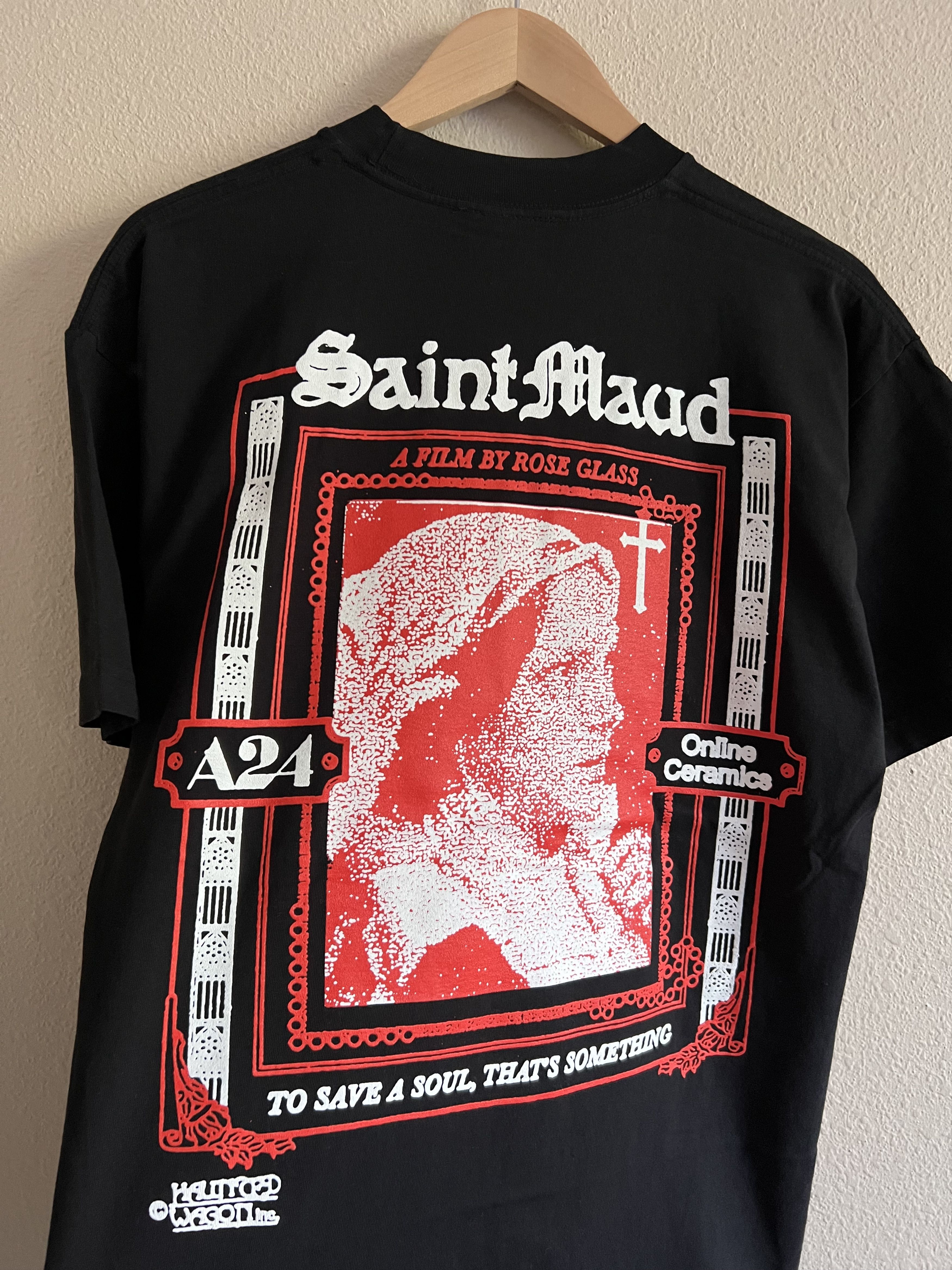 A24 × Online Ceramics Online Ceramics A24 Saint Maud To Save a Soul Tee Size US M / EU 48-50 / 2 - 2 Thumbnail