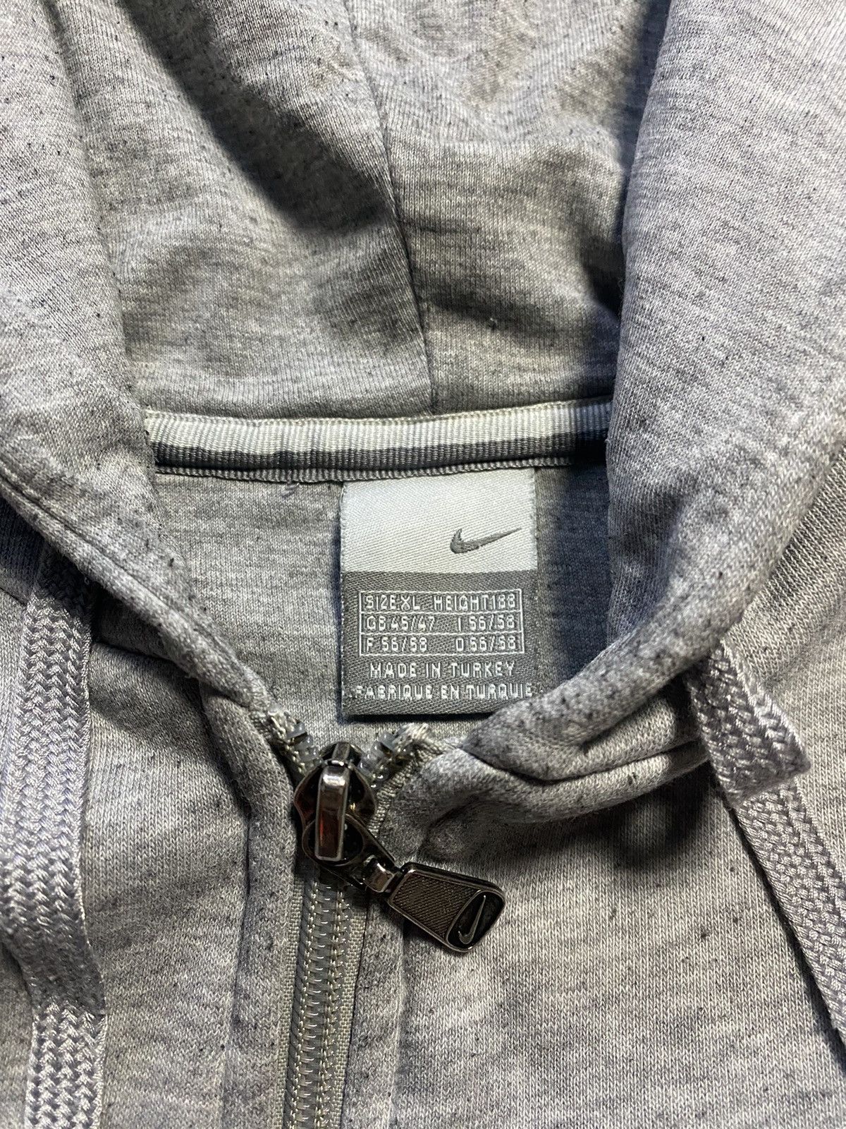 Nike Vintage Nike faded distressed full zip y2k hoodie oversize Size US XL / EU 56 / 4 - 3 Thumbnail