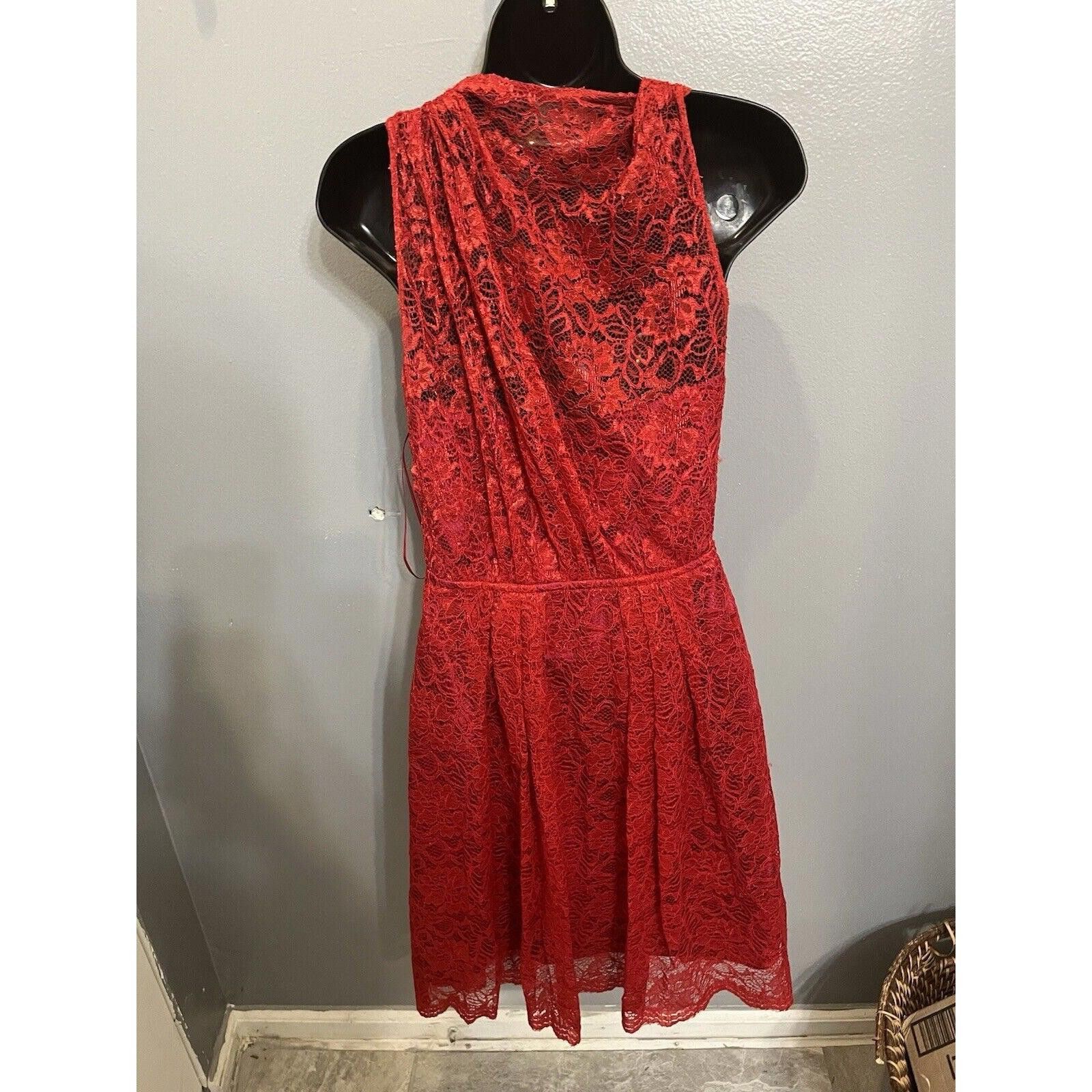 Other Sophies ballet Red Lace dress 0 Size XS / US 0-2 / IT 36-38 - 7 Thumbnail