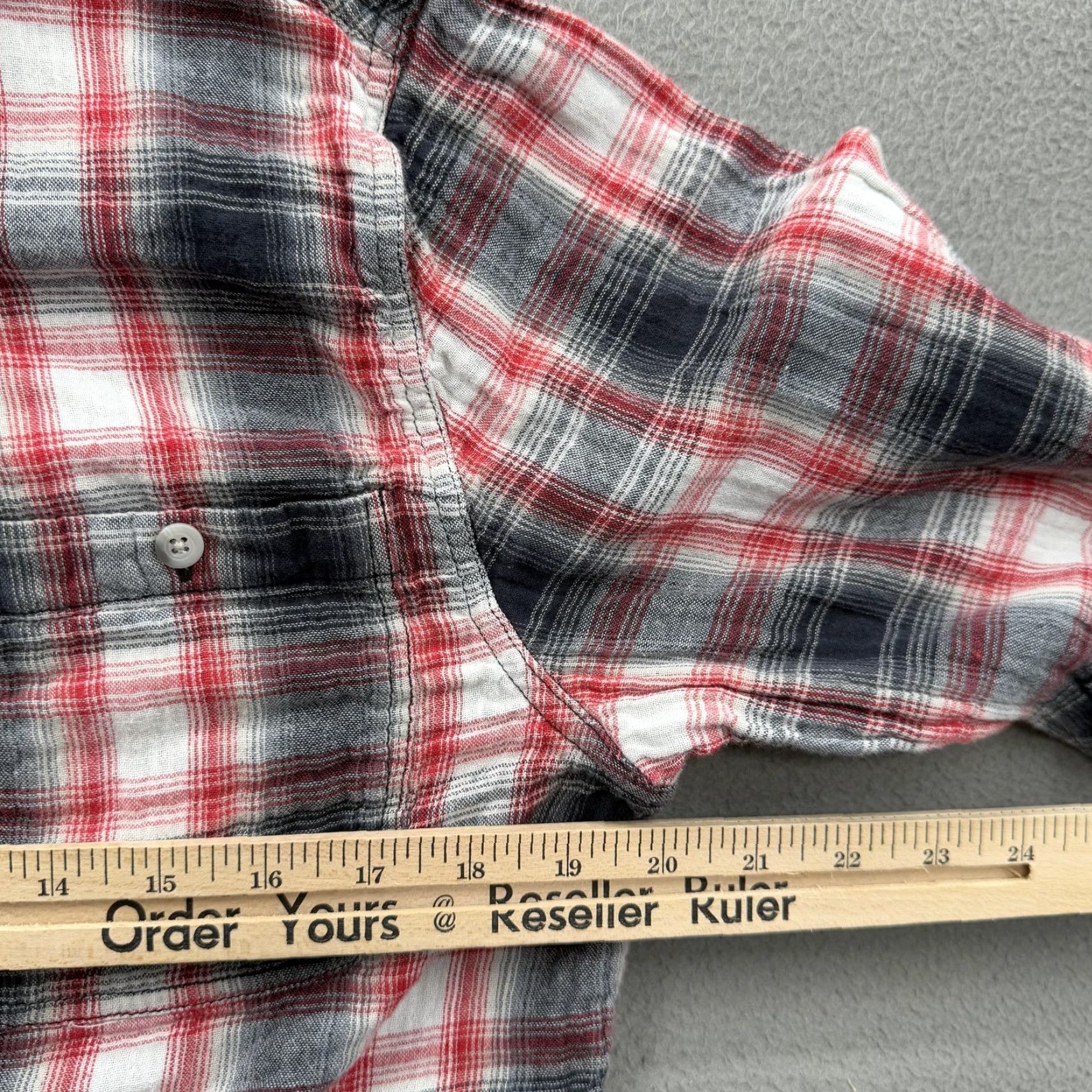 Gramicci Gramicci Shirt Mens Medium Red Black Plaid Button Down Flannel Casual Outdoors Hiking Size US M / EU 48-50 / 2 - 4 Thumbnail