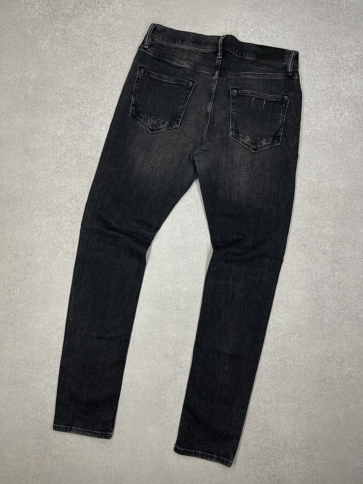 Allsaints × Designer Mens AllSaints Rex Denim Jeans Grey Big Logo Pocket Size 31 Size US 31 - 1 Thumbnail