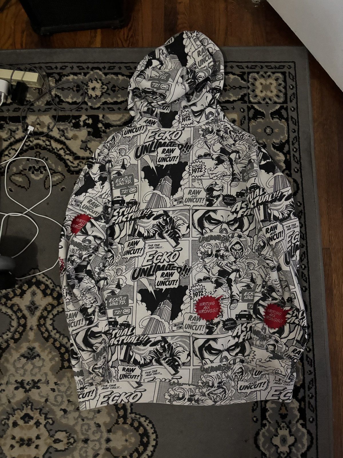 Ecko Unltd. × Japanese Brand GRAIL ECKO comic AOP hoodie Size US XXL / EU 58 / 5 - 2 Thumbnail