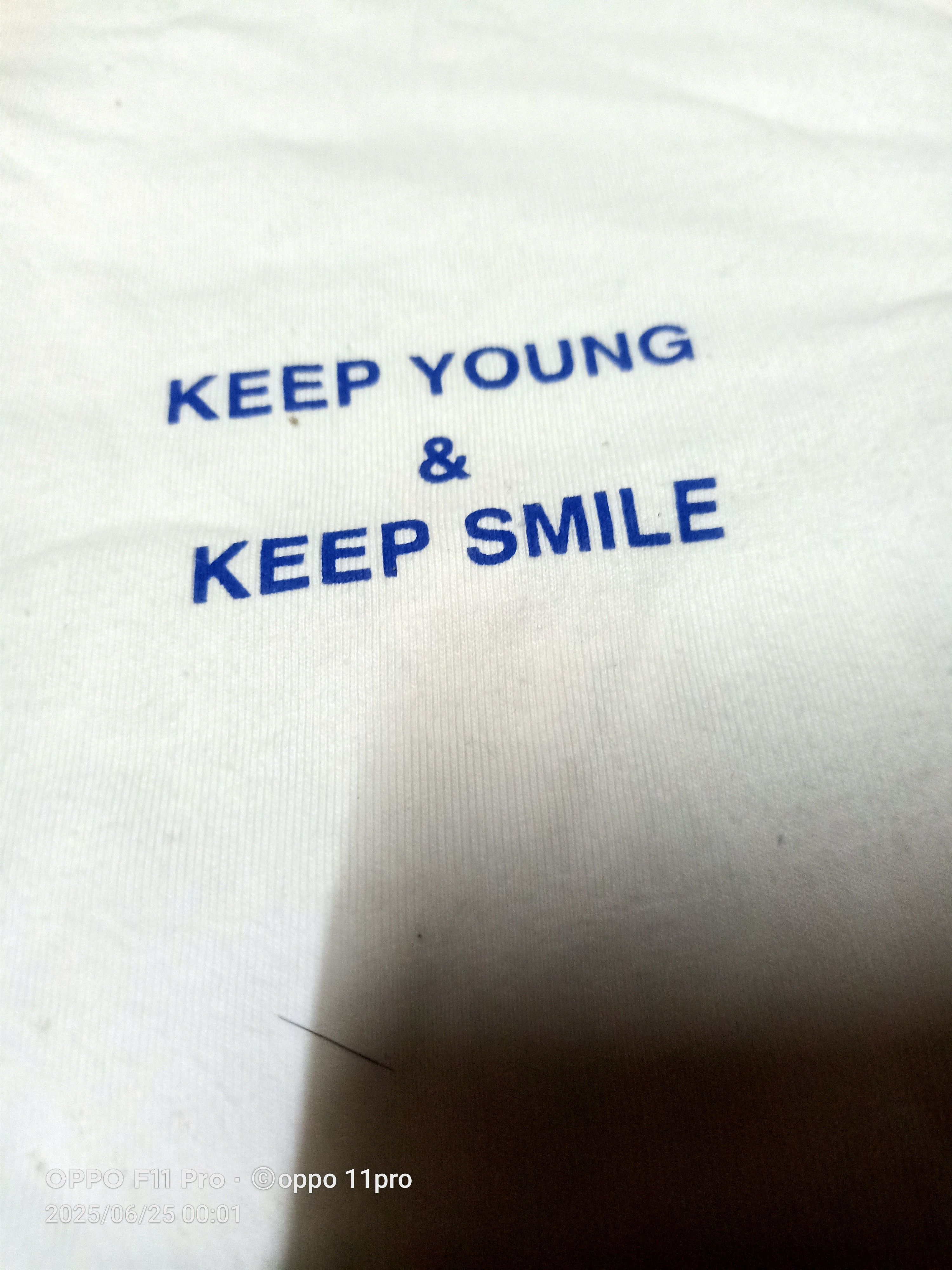 Japanese Brand × Johnbull John Bull Men Shirt White 'Keep Ypung & Keep Smile Size US S / EU 44-46 / 1 - 10 Thumbnail