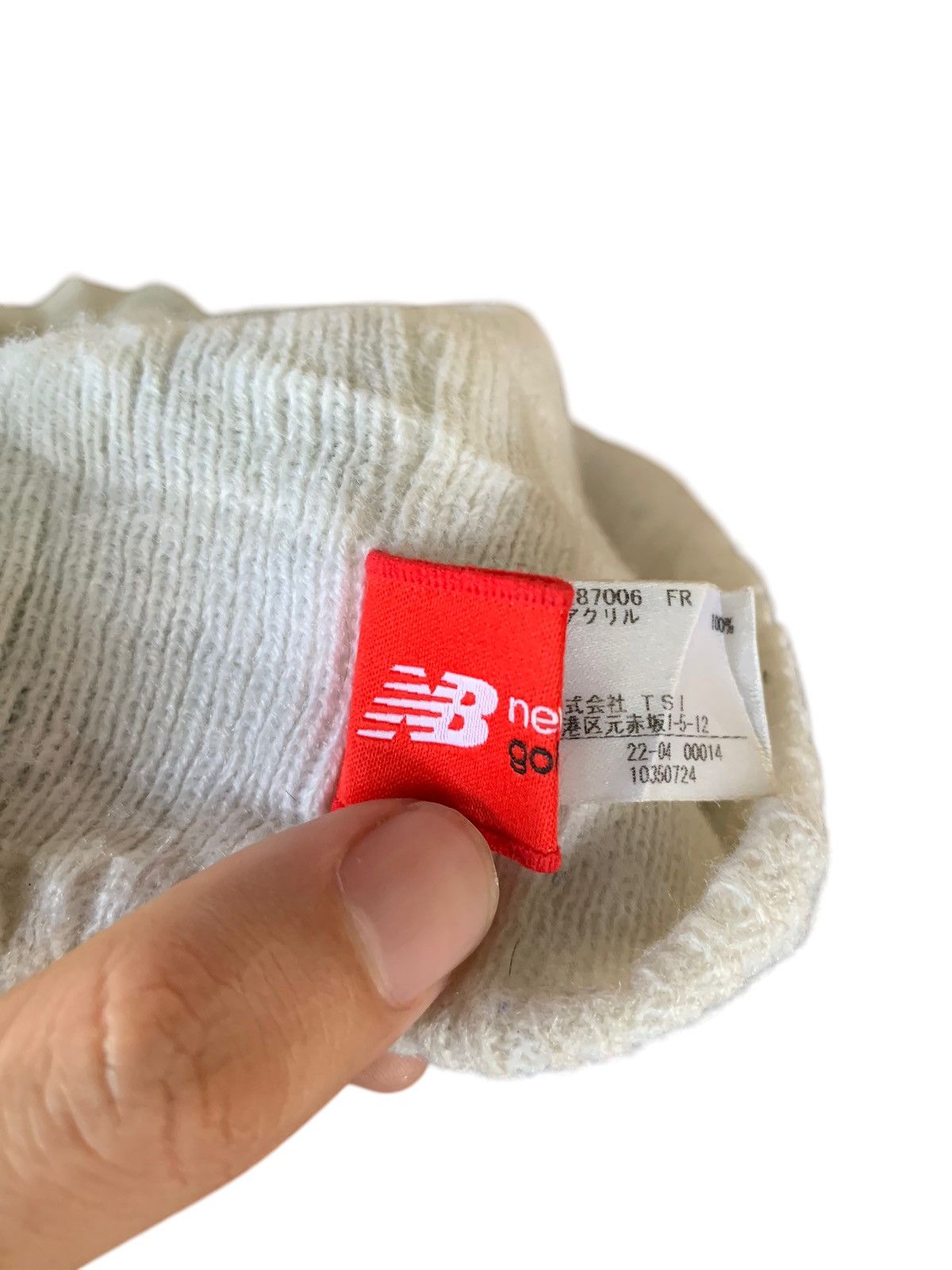 Japanese Brand × Kapital × Vintage Rare New Balance Big Logo Winter Sessions Beanie Hats Size ONE SIZE - 7 Thumbnail