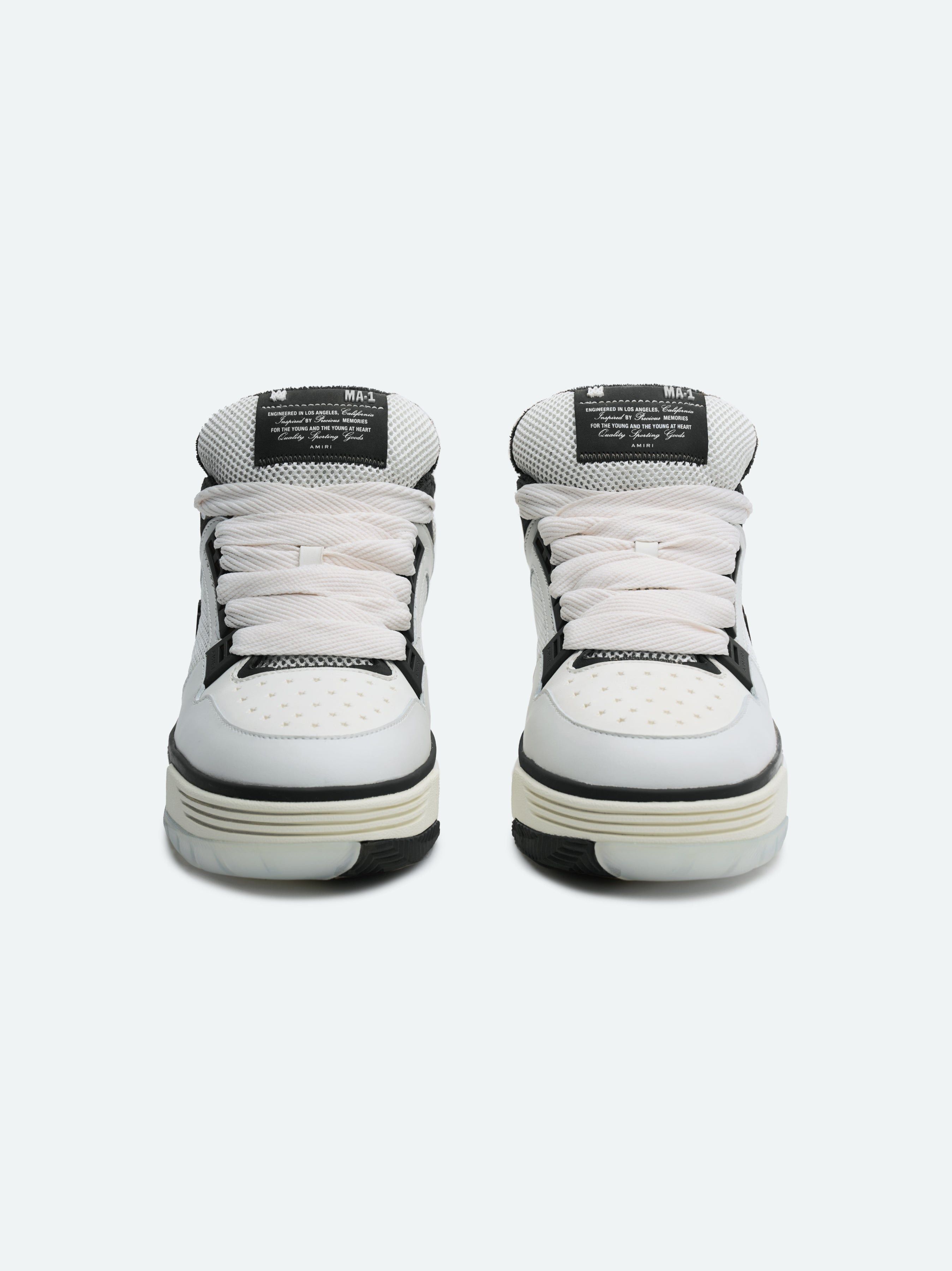 Amiri os11x0326 MA-1 Sneakers in White/Black Size US 9 / EU 42 - 3 Thumbnail