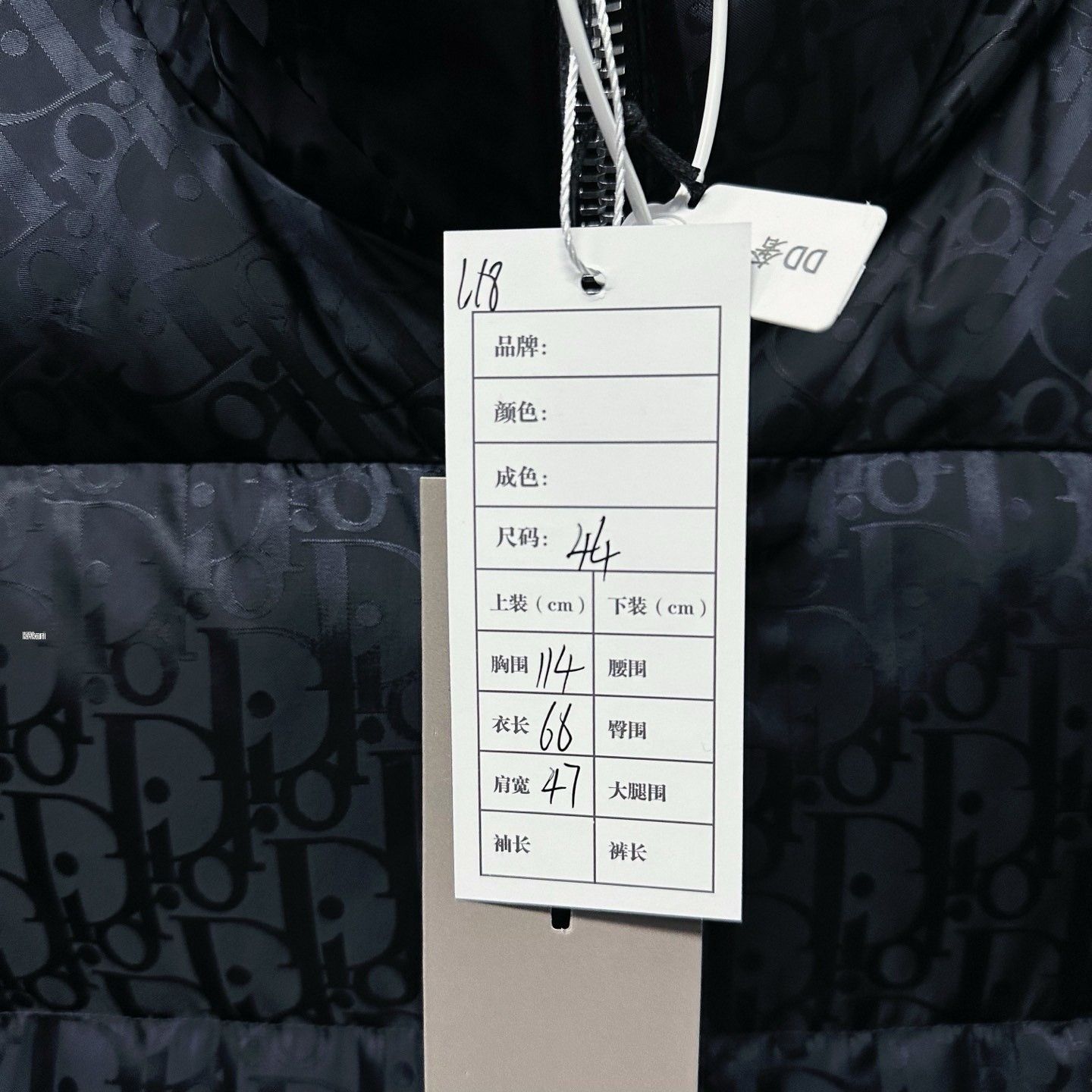 Dior Dior Stand Collar Logo Print Down Jacket Size US S / EU 44-46 / 1 - 5 Thumbnail