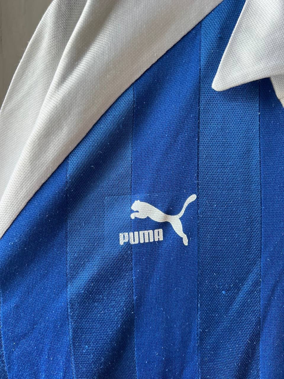 Puma 1970/80 RARE PUMA MADE IN WEST GERMANY SOCCER JERSEY SHIRT L Size US L / EU 52-54 / 3 - 4 Thumbnail