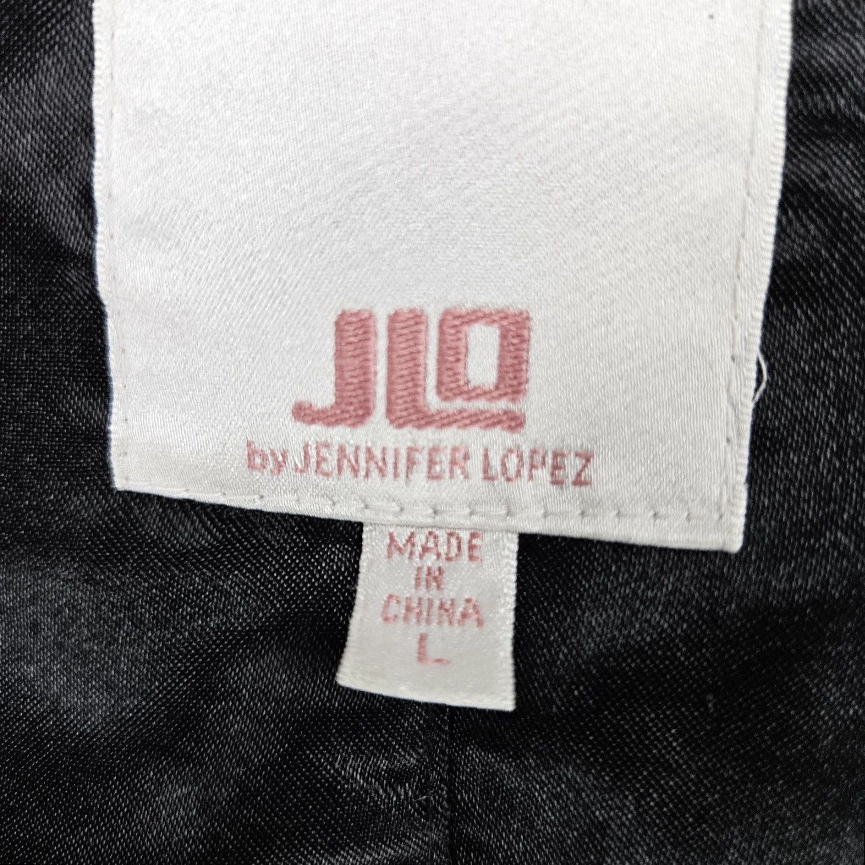 Vintage JLO Black Down Insulated Puffer Jacket Coat Long Sleeve Zip Snap Pockets L Women Jacket/Coat Size L / US 10 / IT 46 - 3 Thumbnail