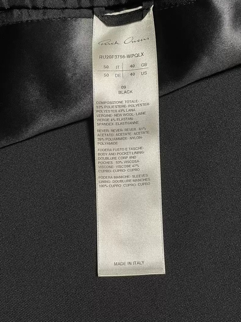 Rick Owens Rick Owens Suit, suit and coat-2505 Size US M / EU 48-50 / 2 - 3 Thumbnail