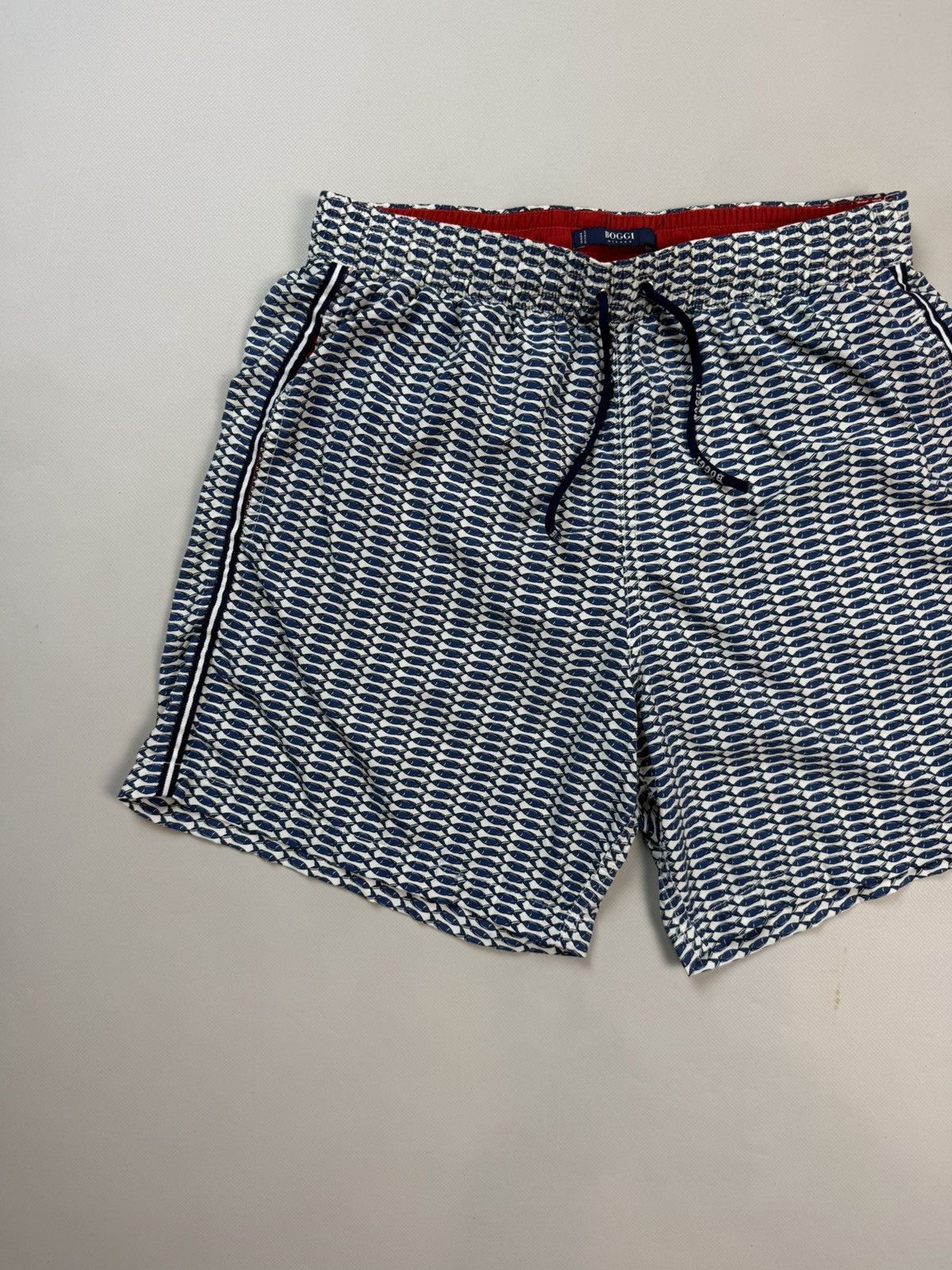 Boggi Boggi Milano Men’s Swimming Beach Fish Logo Shorts Size M Size US 32 / EU 48 - 2 Thumbnail