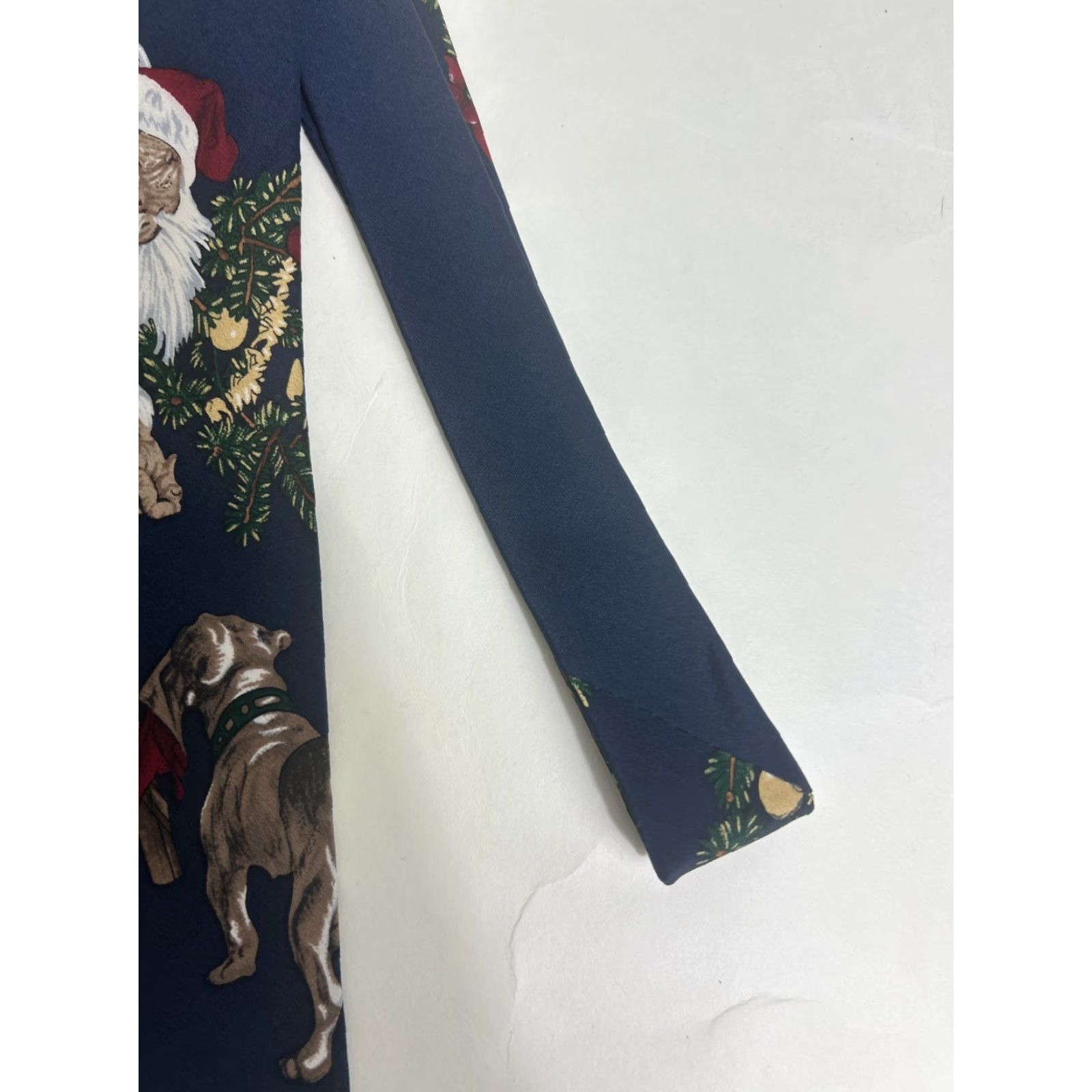 Vintage VTG 1996 NORMAN ROCKWELL Saturday Evening Post SANTA IN DISTRESS Necktie Size ONE SIZE - 6 Thumbnail