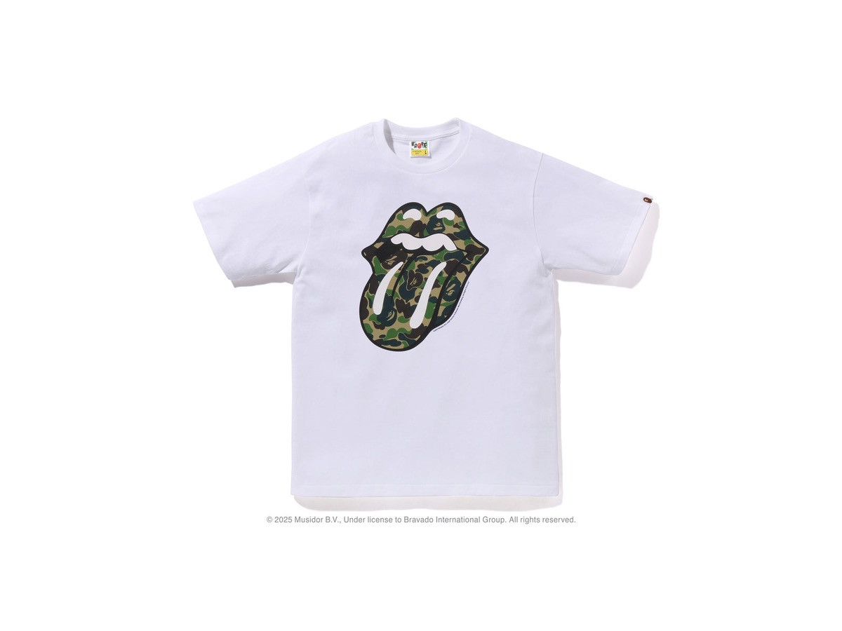 Bape BAPE x Rolling Stones Tee White Size US XXL / EU 58 / 5 - 1 Thumbnail