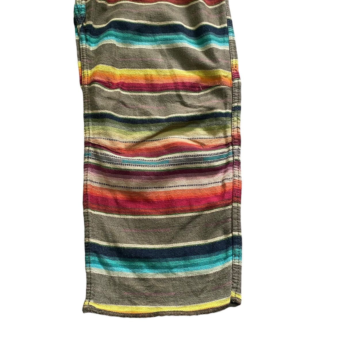 Wild Things Vintage Wildthings Rainbow Striped Cropped Pants Size US 28 / EU 44 - 8 Thumbnail