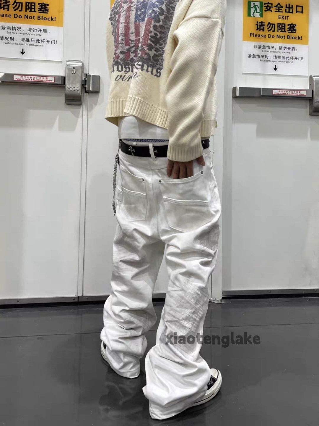 Vintage xtl vintage wide Leg loose hiphop y2k carpenter pants Size US 36 / EU 52 - 1 Thumbnail
