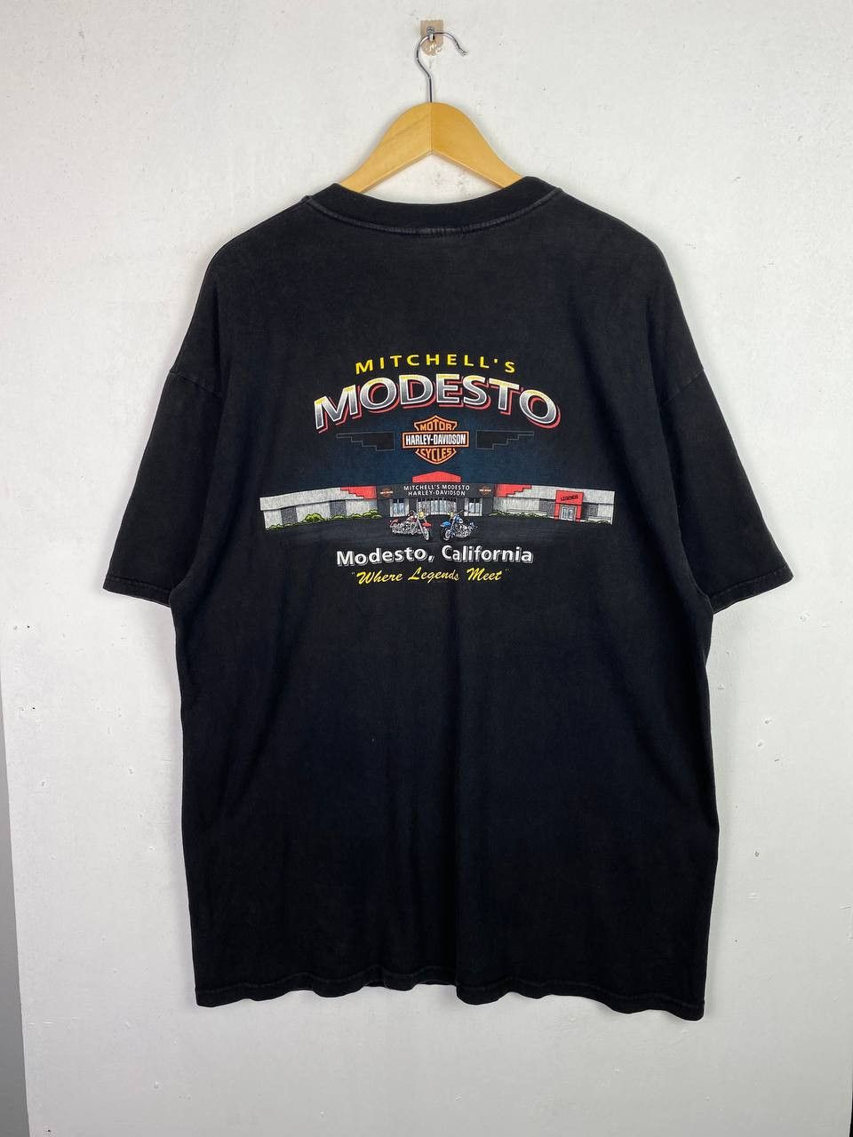 Harley Davidson vintage 90s harley davidson mitchell modestos tee Size US XL / EU 56 / 4 - 6 Thumbnail