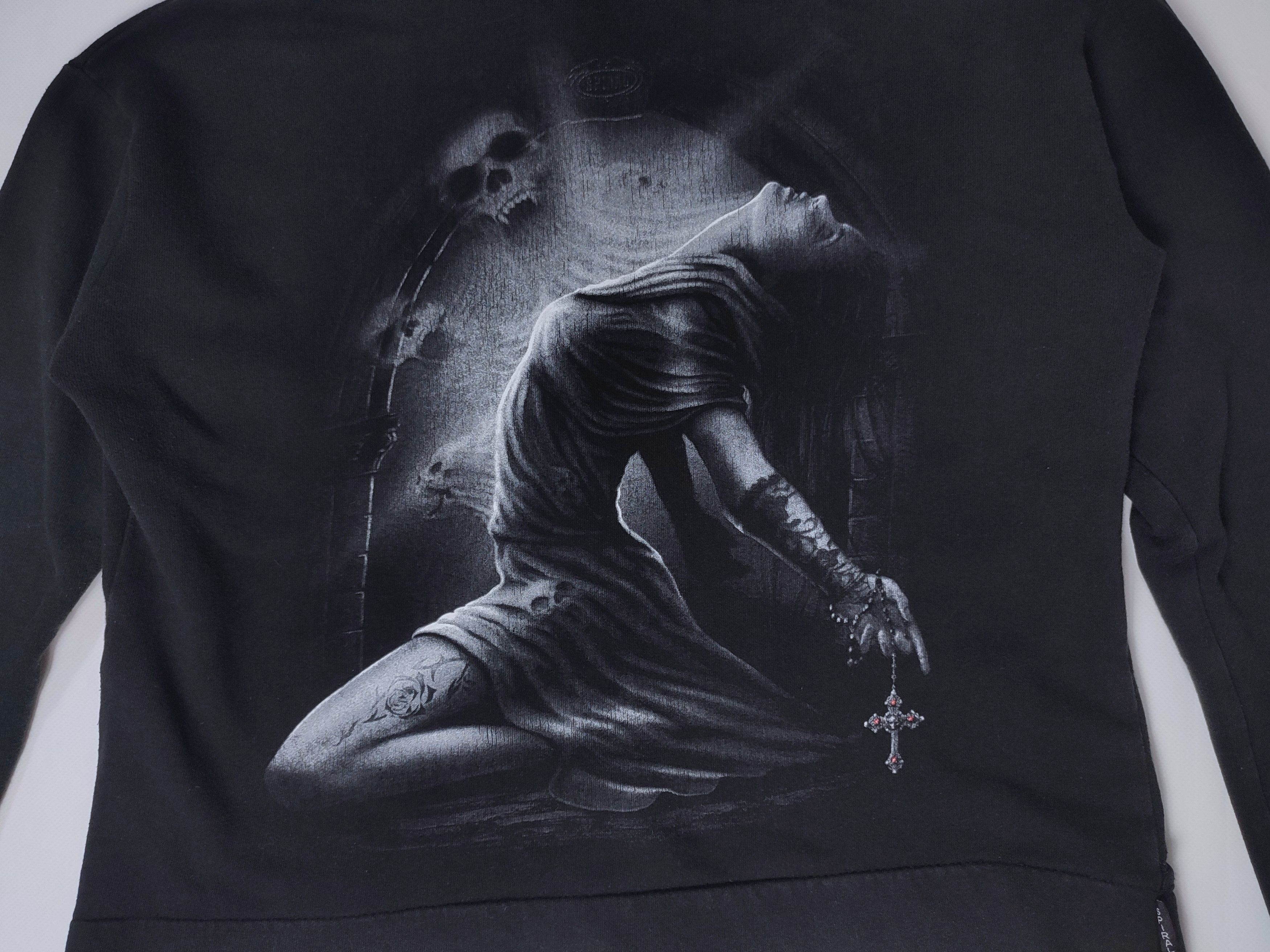 Affliction Spiral Y2k opium zip hoodie Rick Owens Size US M / EU 48-50 / 2 - 11 Thumbnail