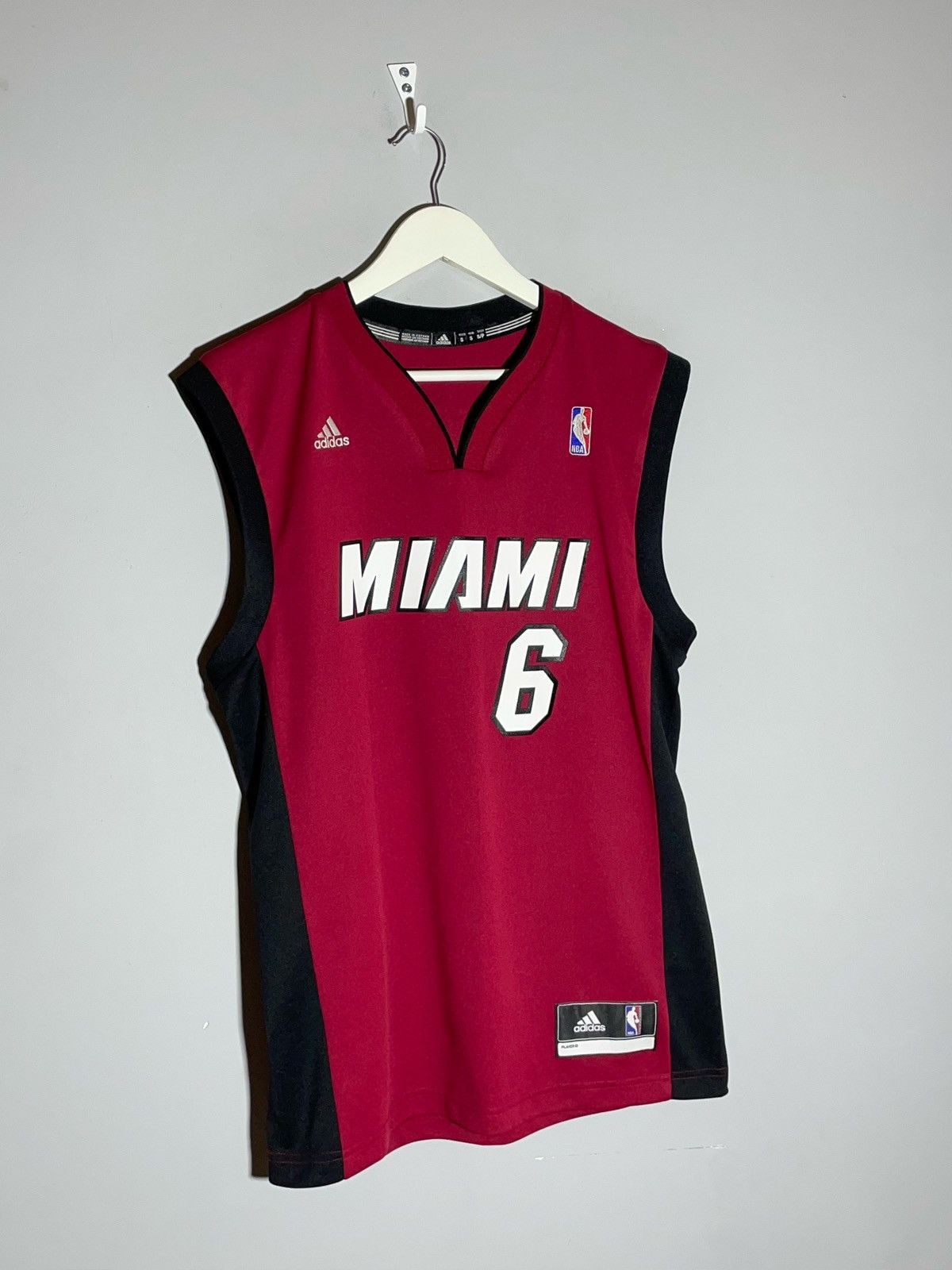 Adidas × NBA #6 James Miami Heat Y2k Streetwear NBA Basketball Jersey Size US S / EU 44-46 / 1 - 2 Thumbnail