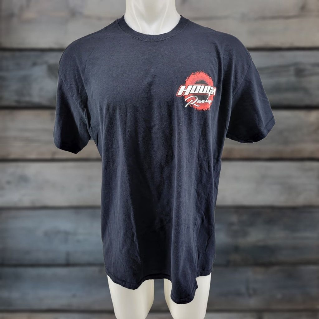 Gildan VINTAGE Brian Hough Racing Tee XL Black Shirt Mens 90s Sports T-Shirt Crew Neck Short Sleeve Gildan Size US XL / EU 56 / 4 - 1 Thumbnail