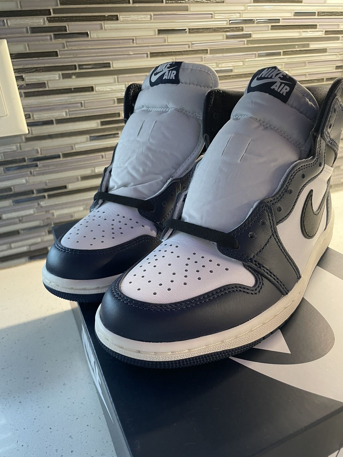 Nike Jordan 1 midnight navy Size US 4.5 / IT 34.5 - 2 Thumbnail