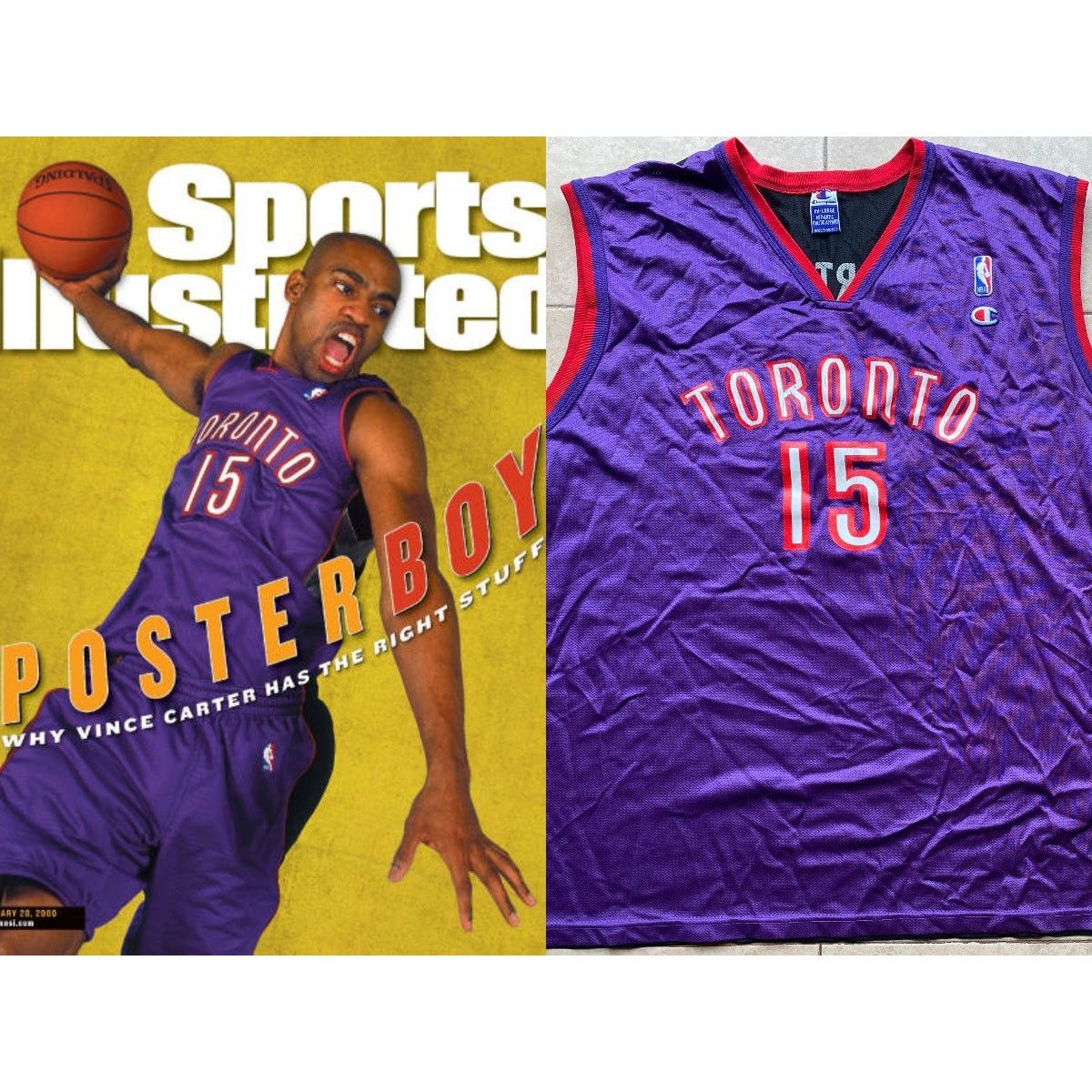 Champion × NBA Vince CARTER Toronto Raptors 90s jersey 52 purp NBA vintage Size US XXL / EU 58 / 5 - 1 Thumbnail