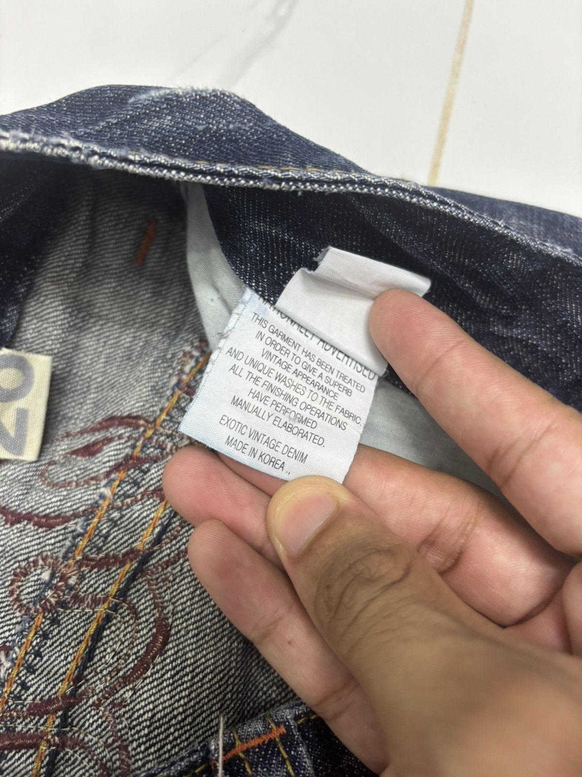 Beauty Beast × Japanese Brand Vintage Flare Jeans Lolita Brand Bootcut Distressed Denim Size 29" - 14 Thumbnail