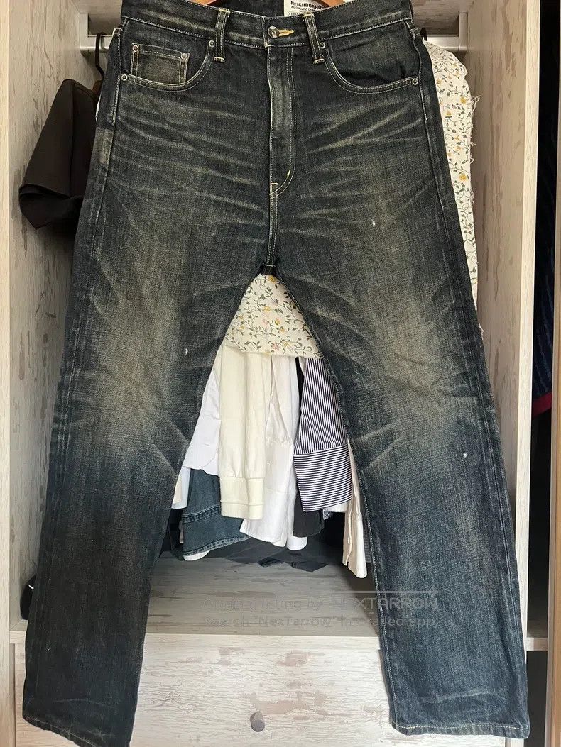 Neighborhood Neighborhood size S Denim Pants, Basic, Size S, Black Size US 26 / EU 42 - 1 Thumbnail