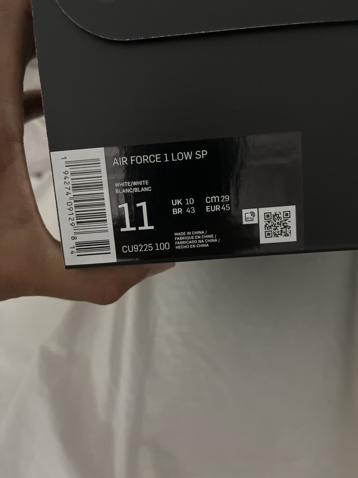 Nike × Supreme Air Force 1 Low Supreme Size US 11 / EU 44 - 3 Thumbnail