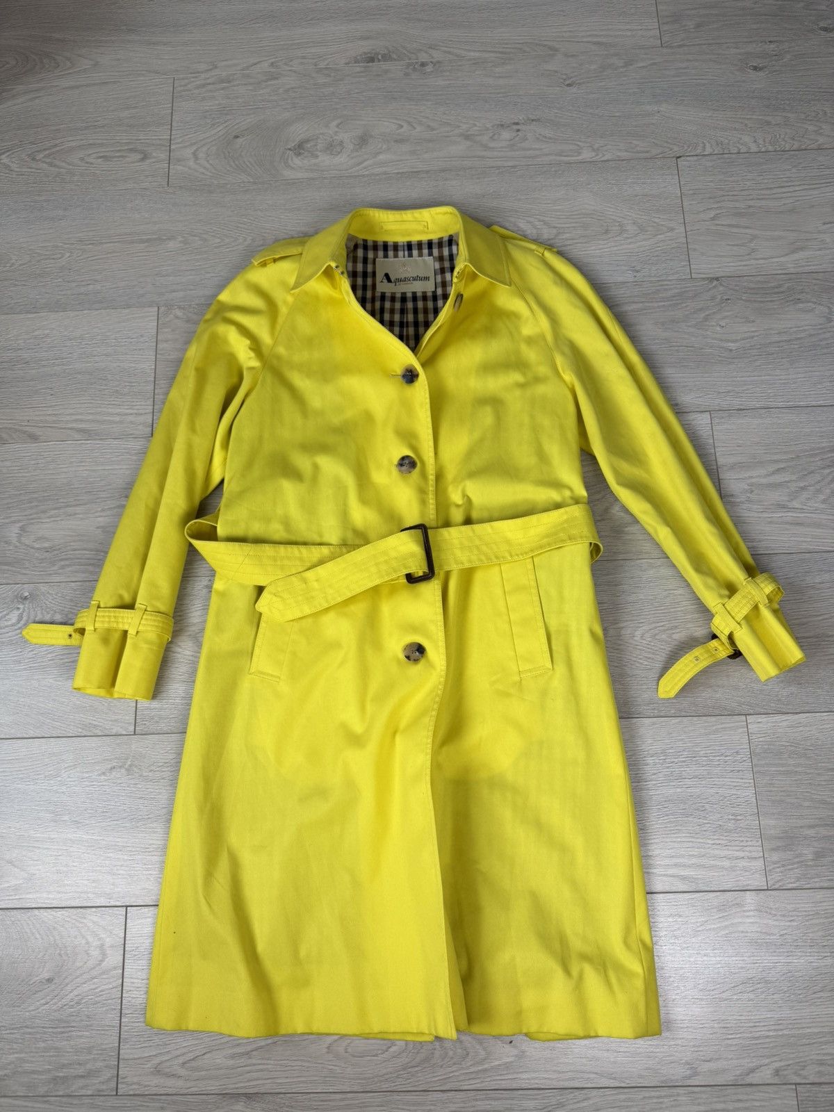 Aquascutum Aquascutum Belted Classic Trench Coat Size M / US 6-8 / IT 42-44 - 4 Thumbnail