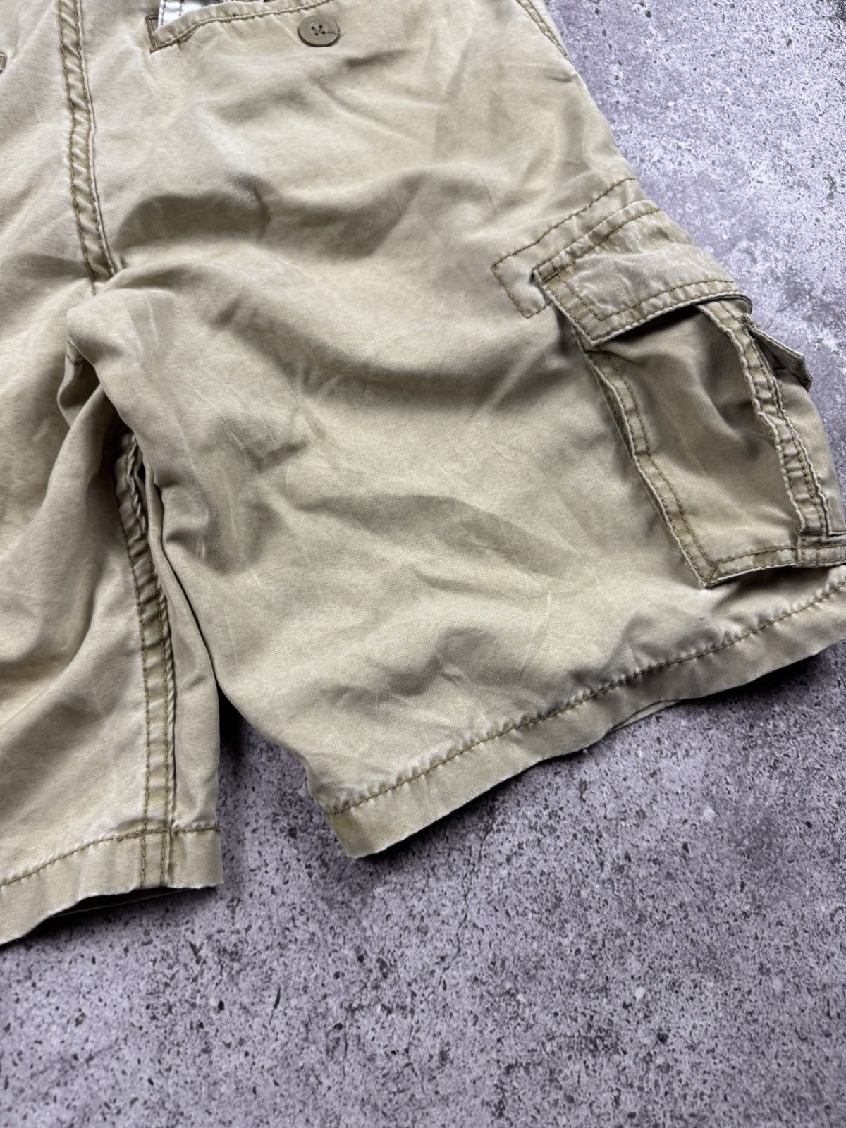 Rip Curl Vintage 00s Rip Curl Baggy Cargo Surf Shorts Y2K Surf Size US 32 / EU 48 - 9 Thumbnail