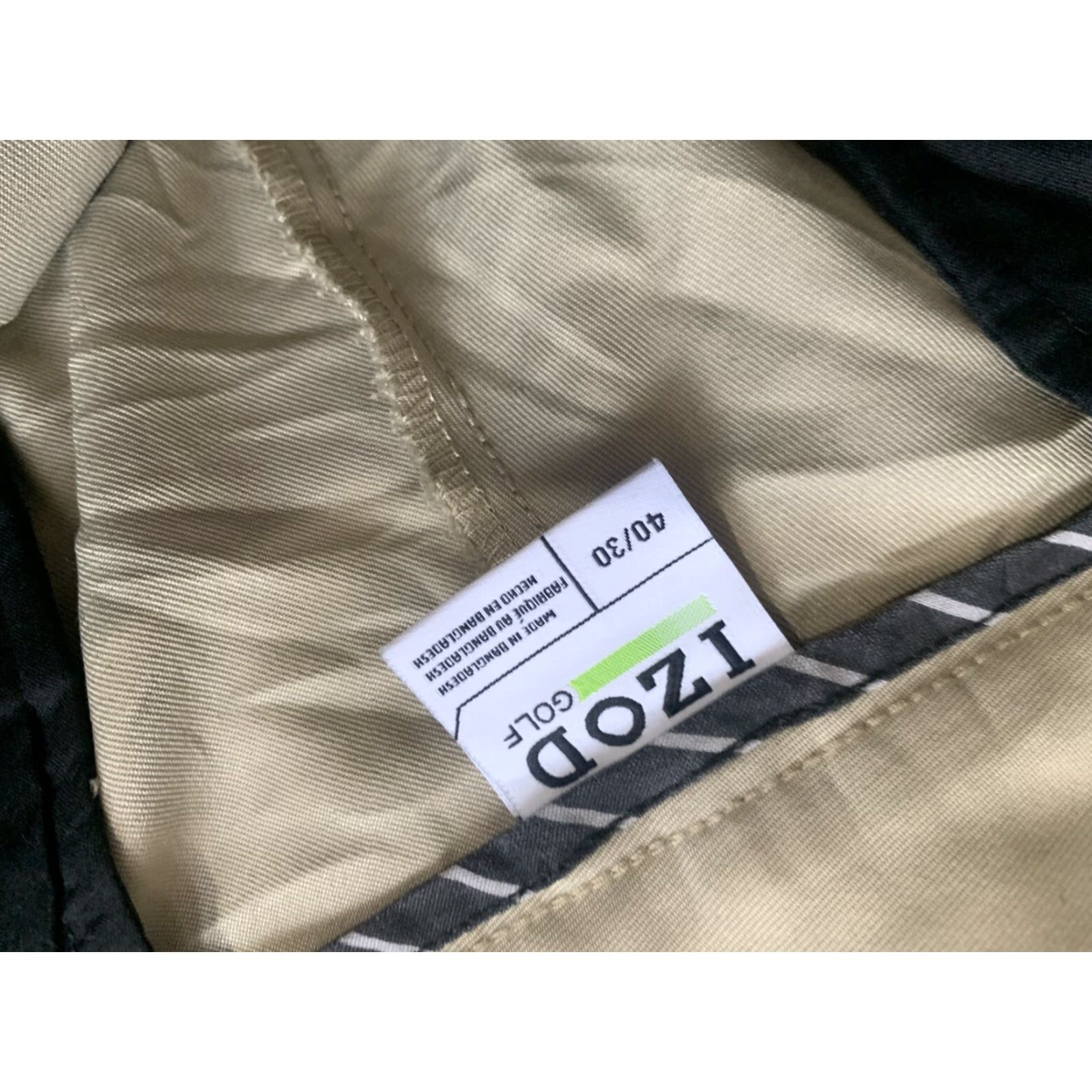 Izod IZOD GOLF Beige Pants Mens Size 40x30 Classic Fit Straight Leg Size US 40 / EU 56 - 6 Thumbnail