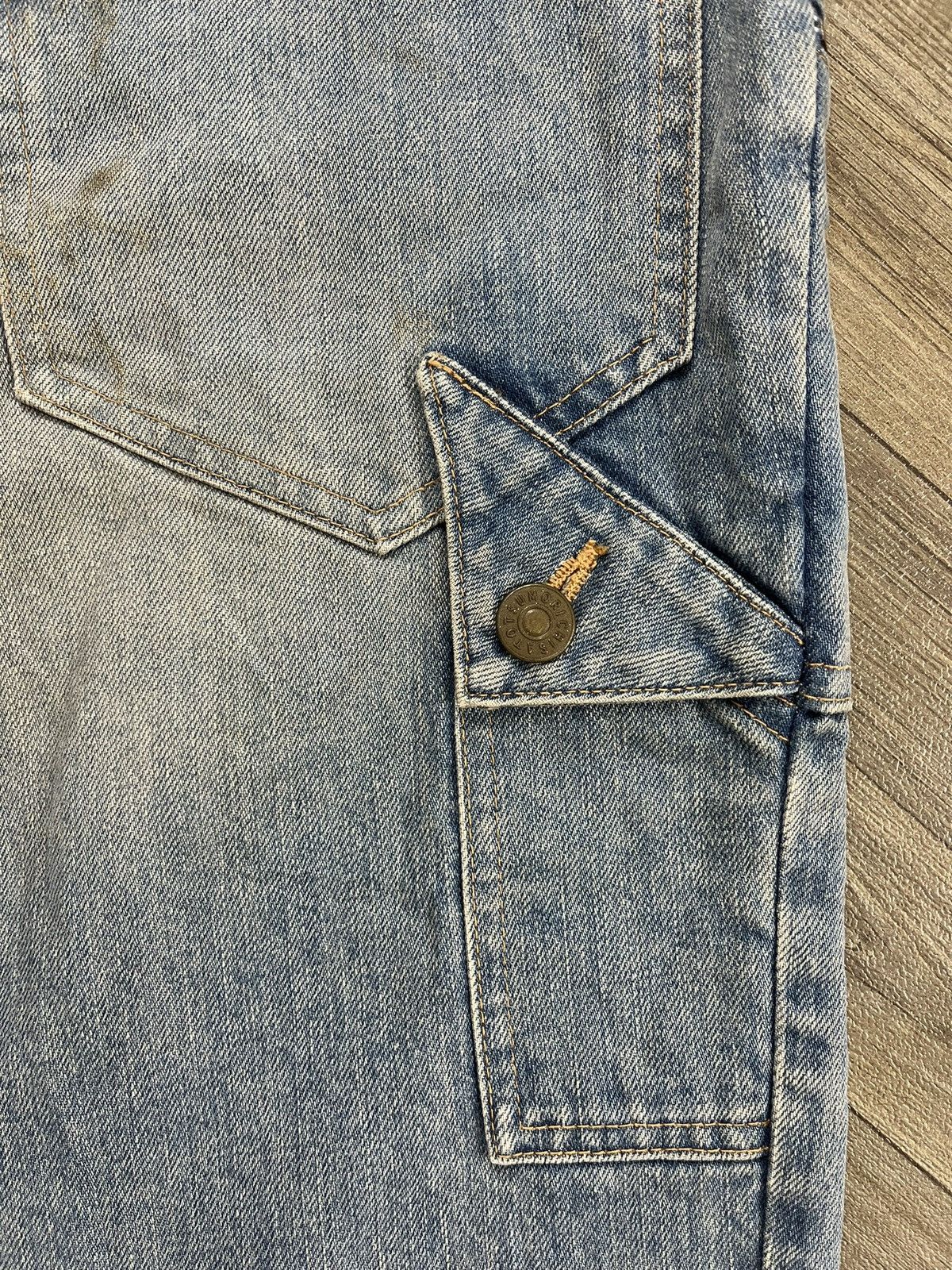 Issey Miyake 2000s Tsumori Chisato Issey Miyake Carpenter Faded Jeans Size US 29 - 12 Thumbnail
