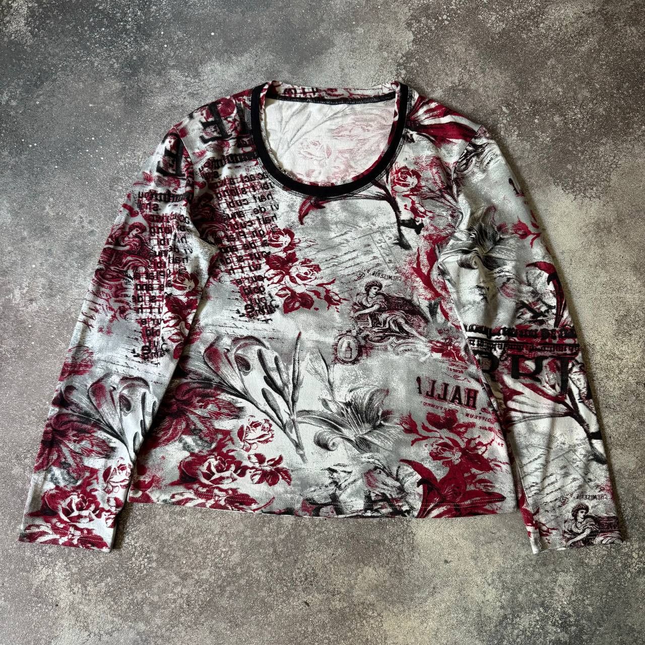 Hysteric Glamour Amazing Mesh Long Sleeve Top (Jean Paul Gaultier Style) Size L / US 10 / IT 46 - 1 Thumbnail