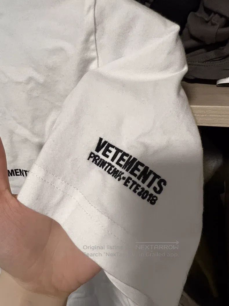 Vetements Vetements Backless Calendar T-Shirt Size US S / EU 44-46 / 1 - 6 Thumbnail