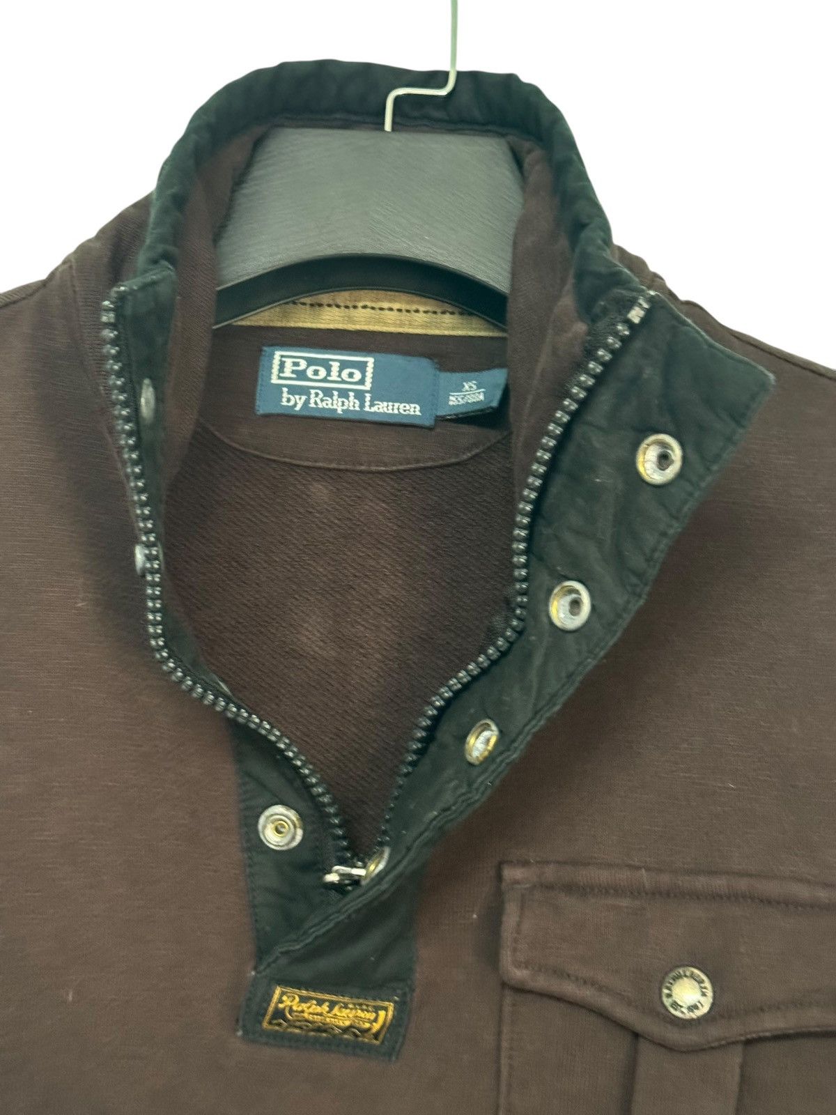 RRL Ralph Lauren 💥 POLO RALPH LAUREN HALF BUTTON & ZIPPER TALON ZIP Size US XS / EU 42 / 0 - 8 Thumbnail