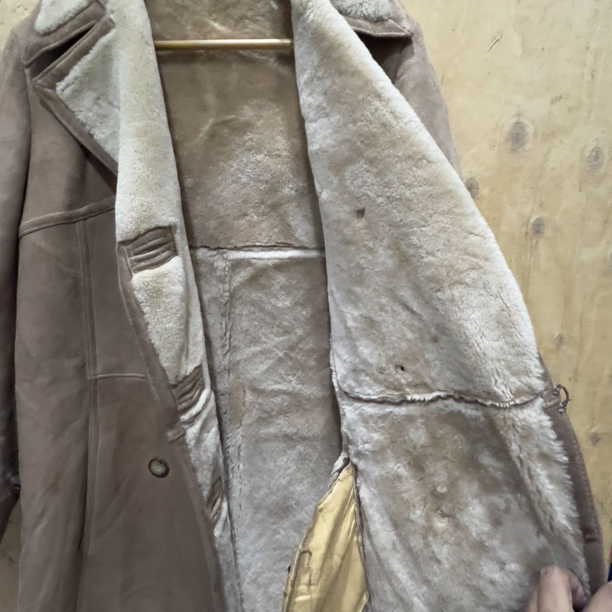 Vintage Sheepskin Leather Long Jacket Size S / US 4 / IT 40 - 13 Thumbnail