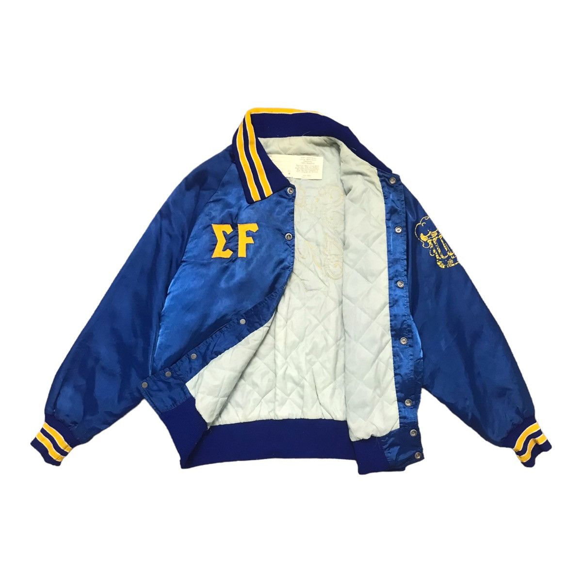 Delong × Vintage Delong Varsity Embroidered Nylon Jacket Size US M / EU 48-50 / 2 - 7 Thumbnail