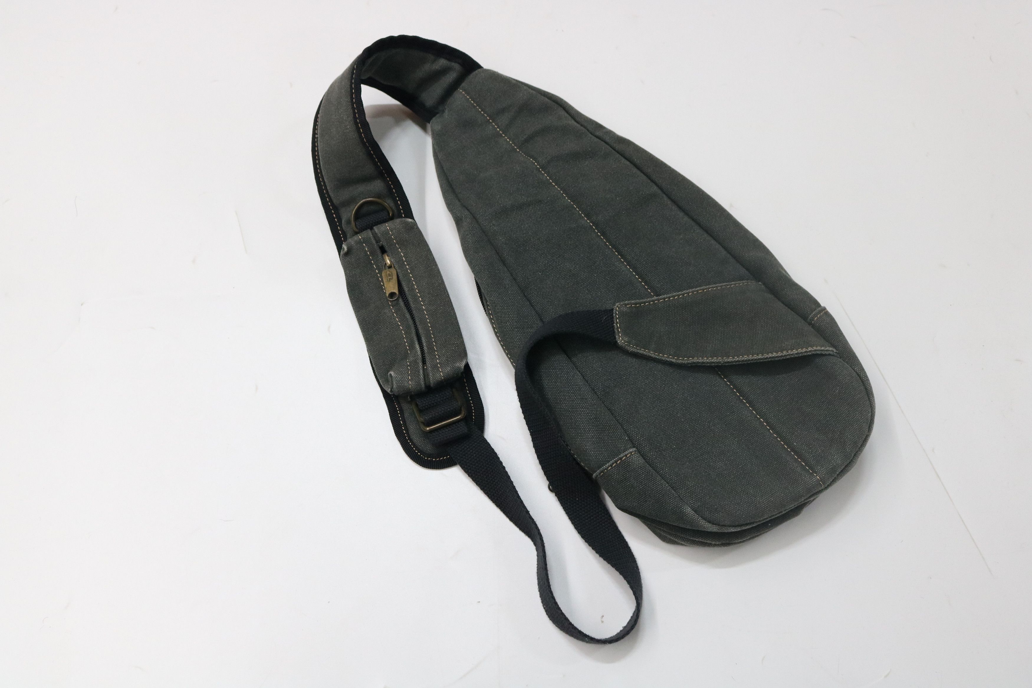 Diesel DIESEL Leather & Canvas Combo Hip Bag Size ONE SIZE - 7 Thumbnail