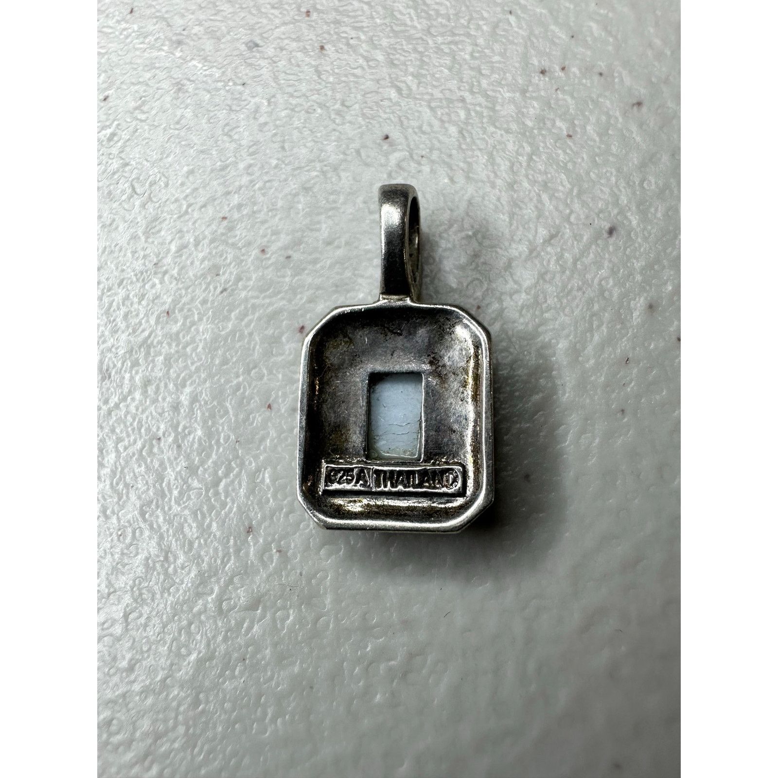 & Other Stories Sterling Silver 925 Mother of Pearl & Marcasite Pendant Size ONE SIZE - 2 Thumbnail