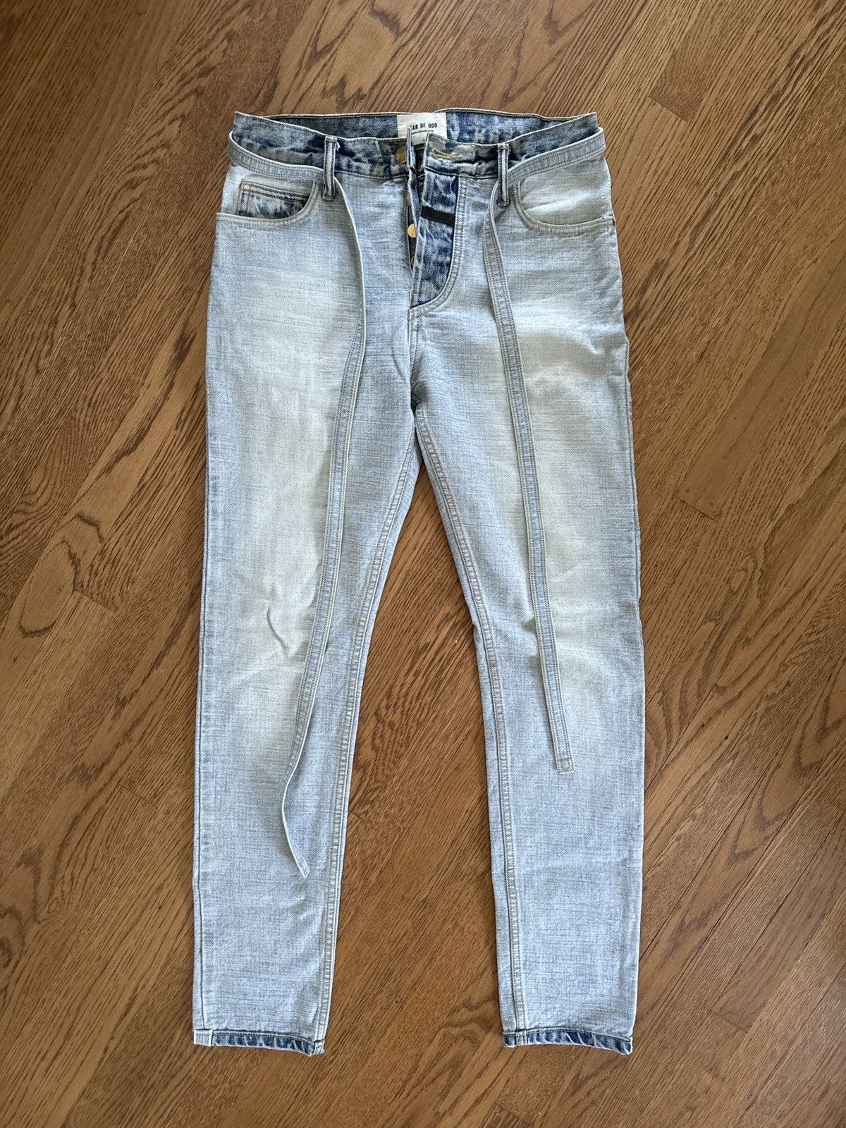 Fear of God Fear of God Sixth Collection Denim Inside Out Size US 29 - 2 Thumbnail