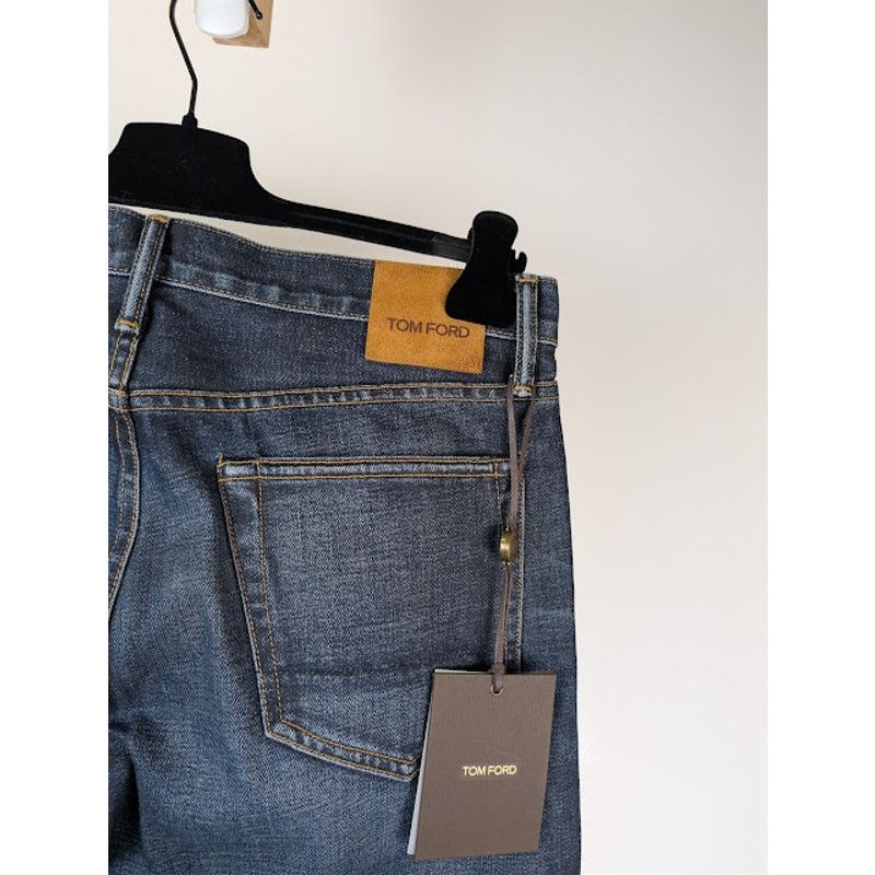 Tom Ford o1rshd1 Straight-Fit Denim Jeans in Navy Size US 33 - 15 Thumbnail