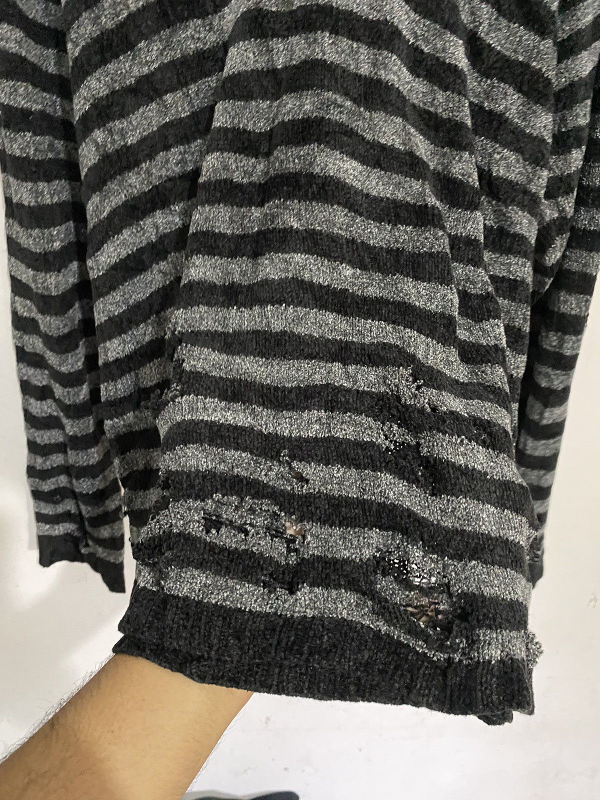 If Six Was Nine Japan Striped Destroyed Punk Lgb Ifsixwasnine Size US L / EU 52-54 / 3 - 10 Thumbnail