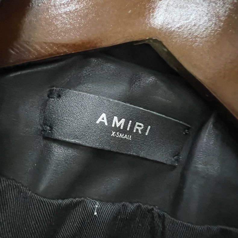 Amiri Amiri Black Biker Leather Jacket Size US XS / EU 42 / 0 - 3 Thumbnail