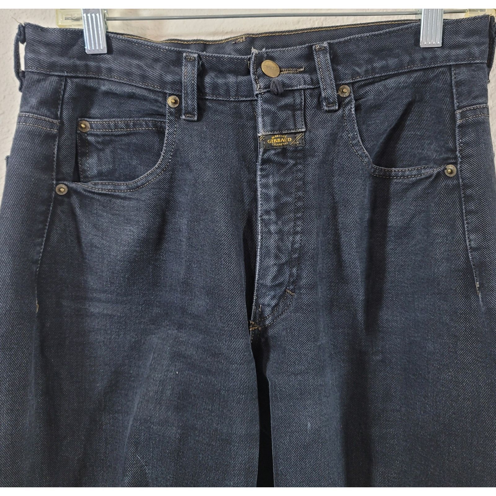 Marithe + Francois Girbaud Marithe Francois Girbaud Black Flat Front Jeans 11 Juniors Size 30" / US 8 / IT 44 - 7 Thumbnail