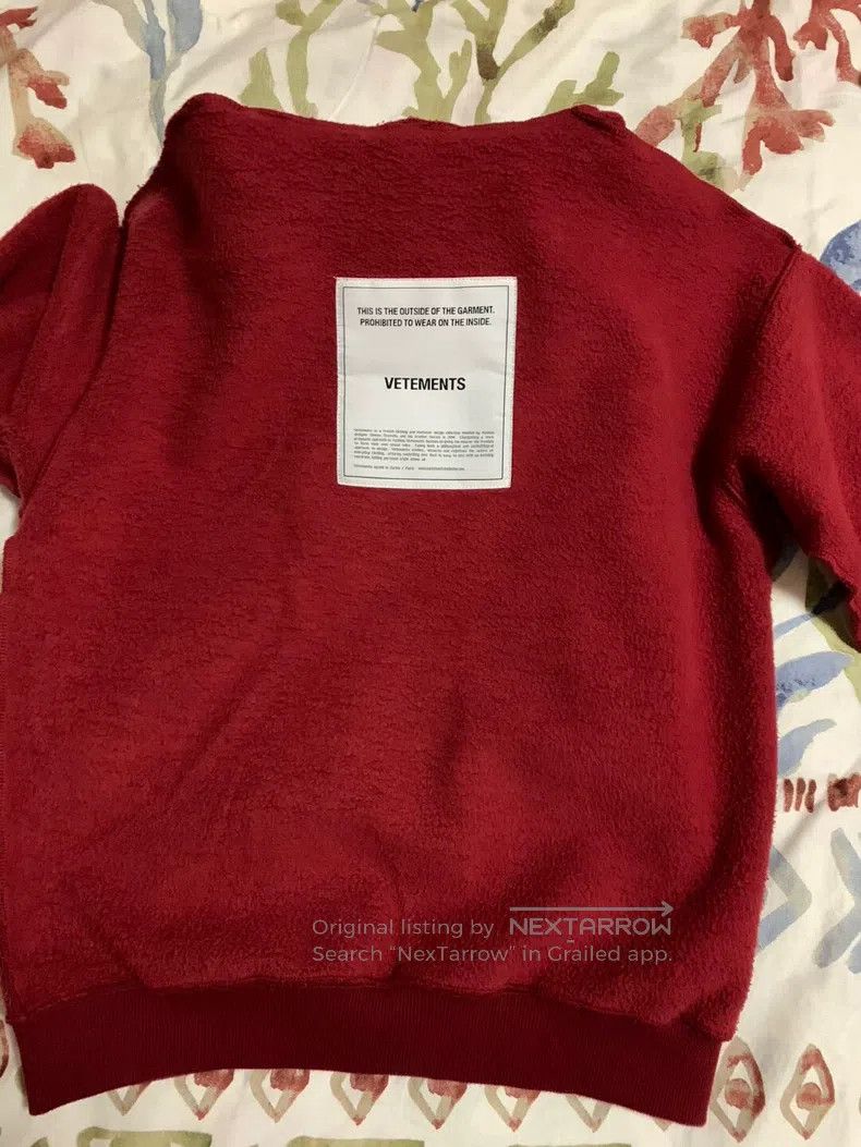 Vetements Vetements Hoodie Size US XS / EU 42 / 0 - 2 Thumbnail