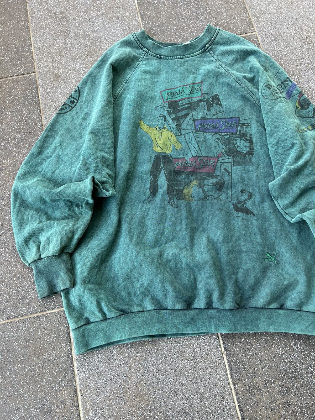 Puma × Vintage Avantgarde Zip Hoodie Puma Star Vintage 90s Rare Logo Size US XL / EU 56 / 4 - 3 Thumbnail