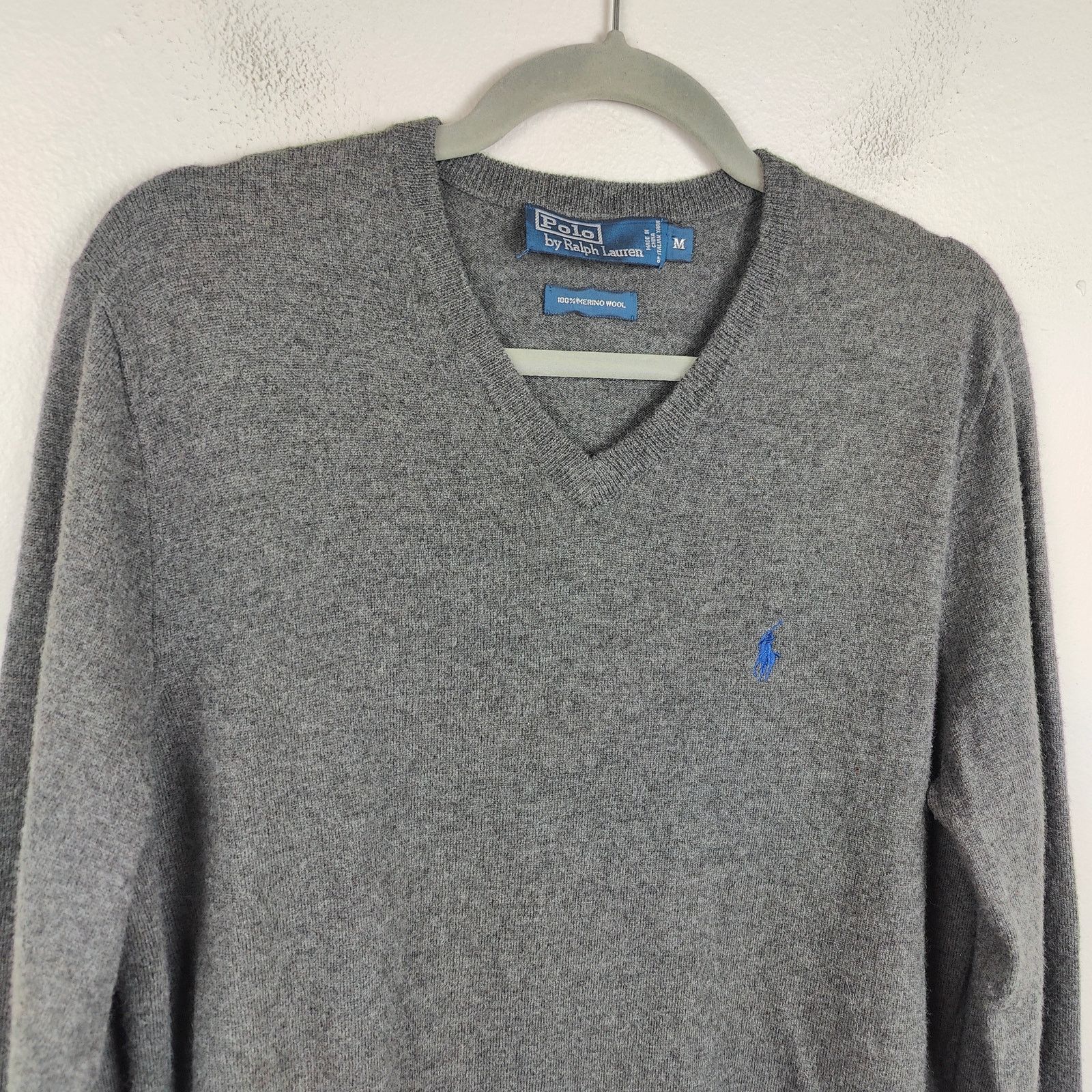 Polo Ralph Lauren Vintage Polo Ralph Lauren Merino Wool Sweater Mens Medium Size US M / EU 48-50 / 2 - 2 Thumbnail