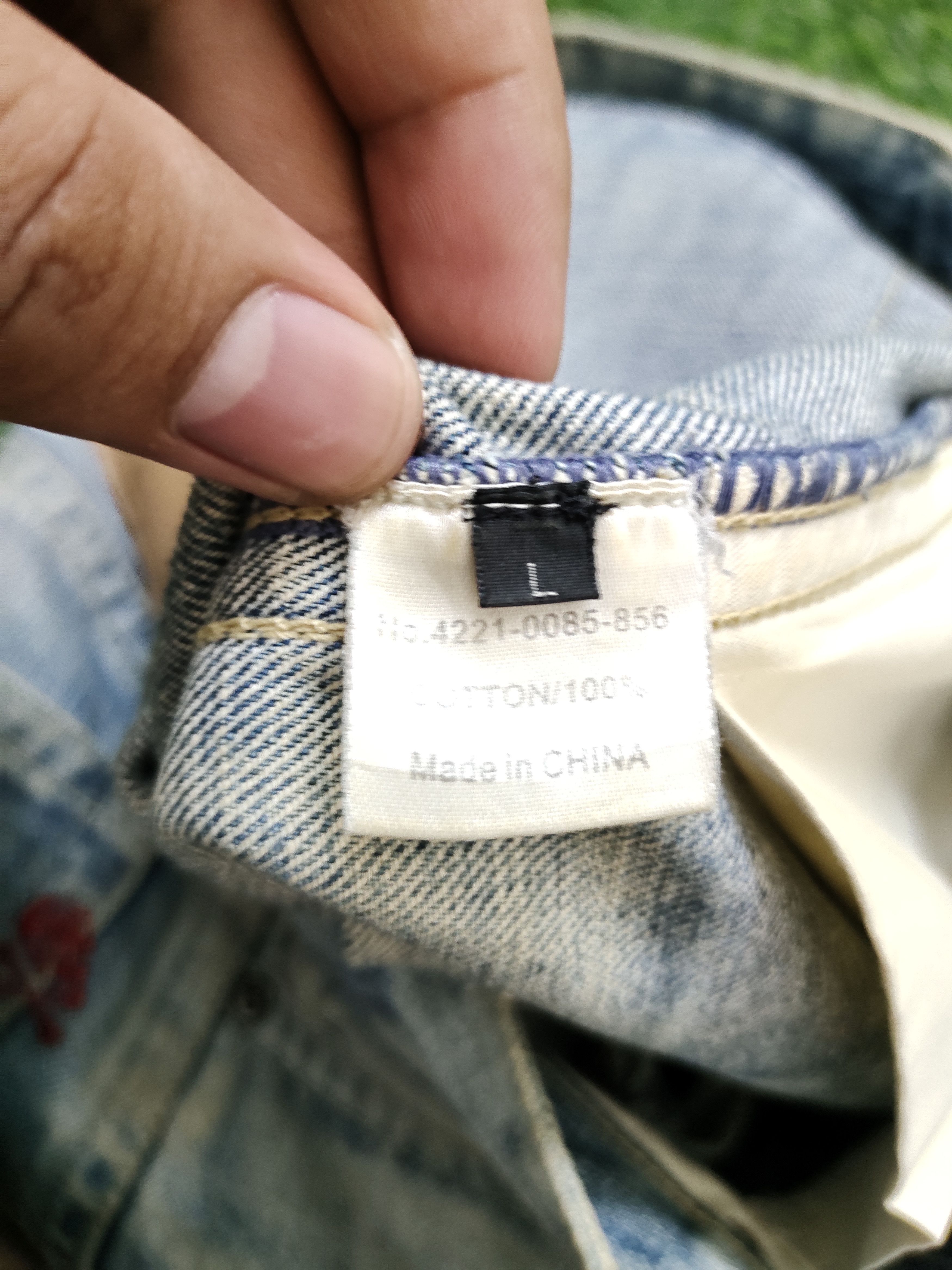 Beams Plus Beams Distress Faded Denim Jeans Undercover Style Y2k Size US 31 - 19 Thumbnail