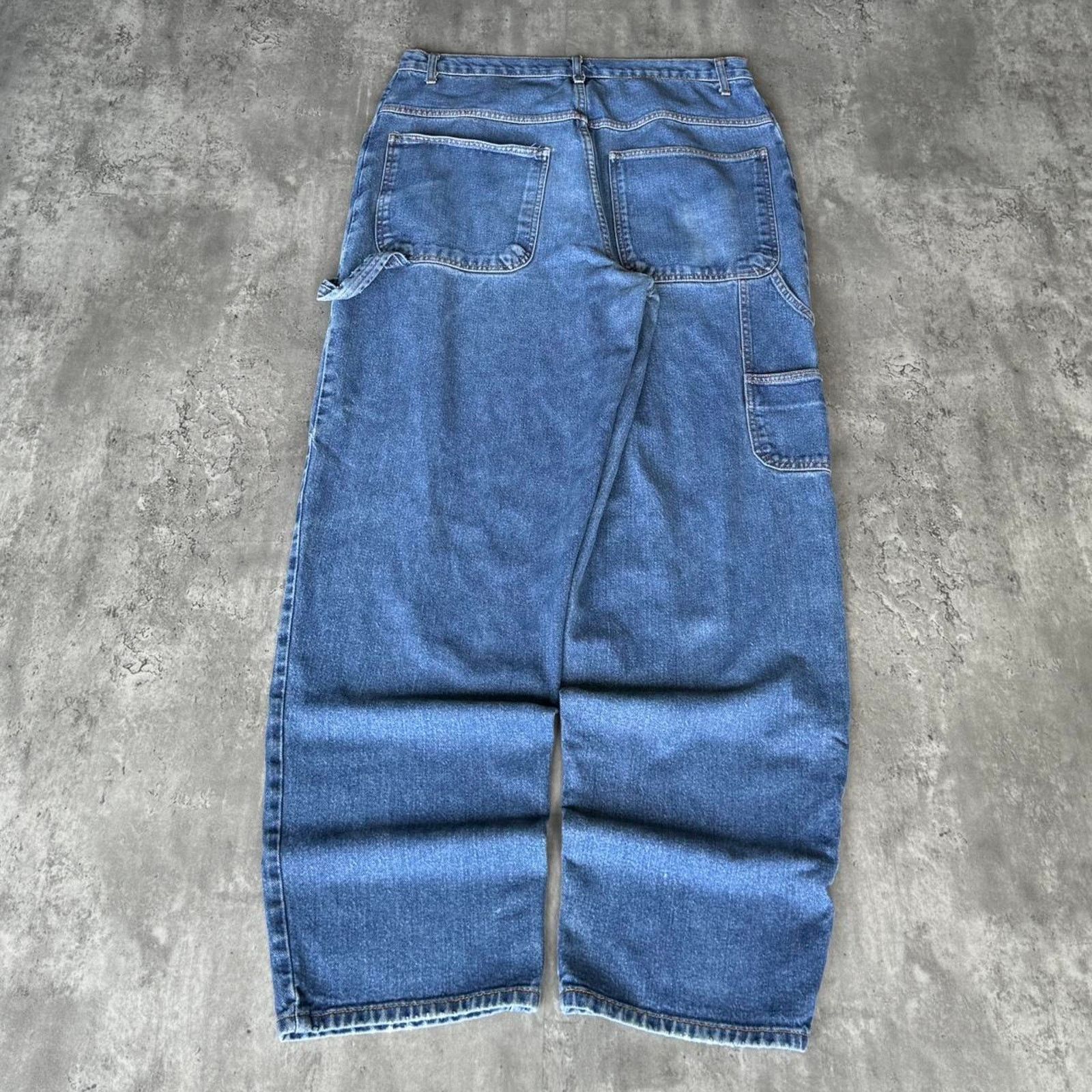 Carhartt × Vintage Vintage 90s Carhartt Style Baggy Opium Carpenter Jeans Size US 35 - 1 Thumbnail