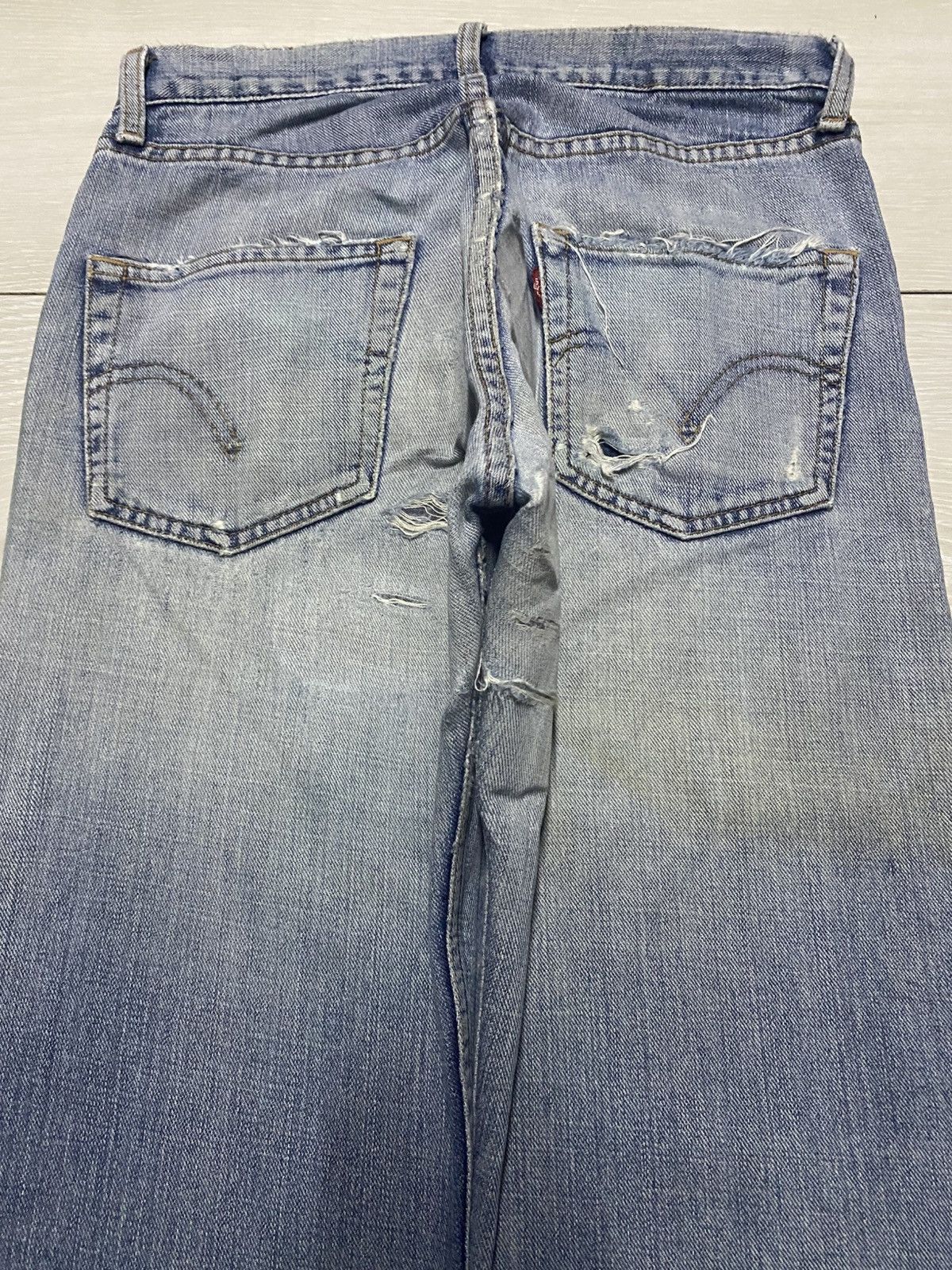 Levi's Vintage Levis Japan Faded Wash Distressed Baggy Jeans Size US 30 / EU 46 - 4 Thumbnail